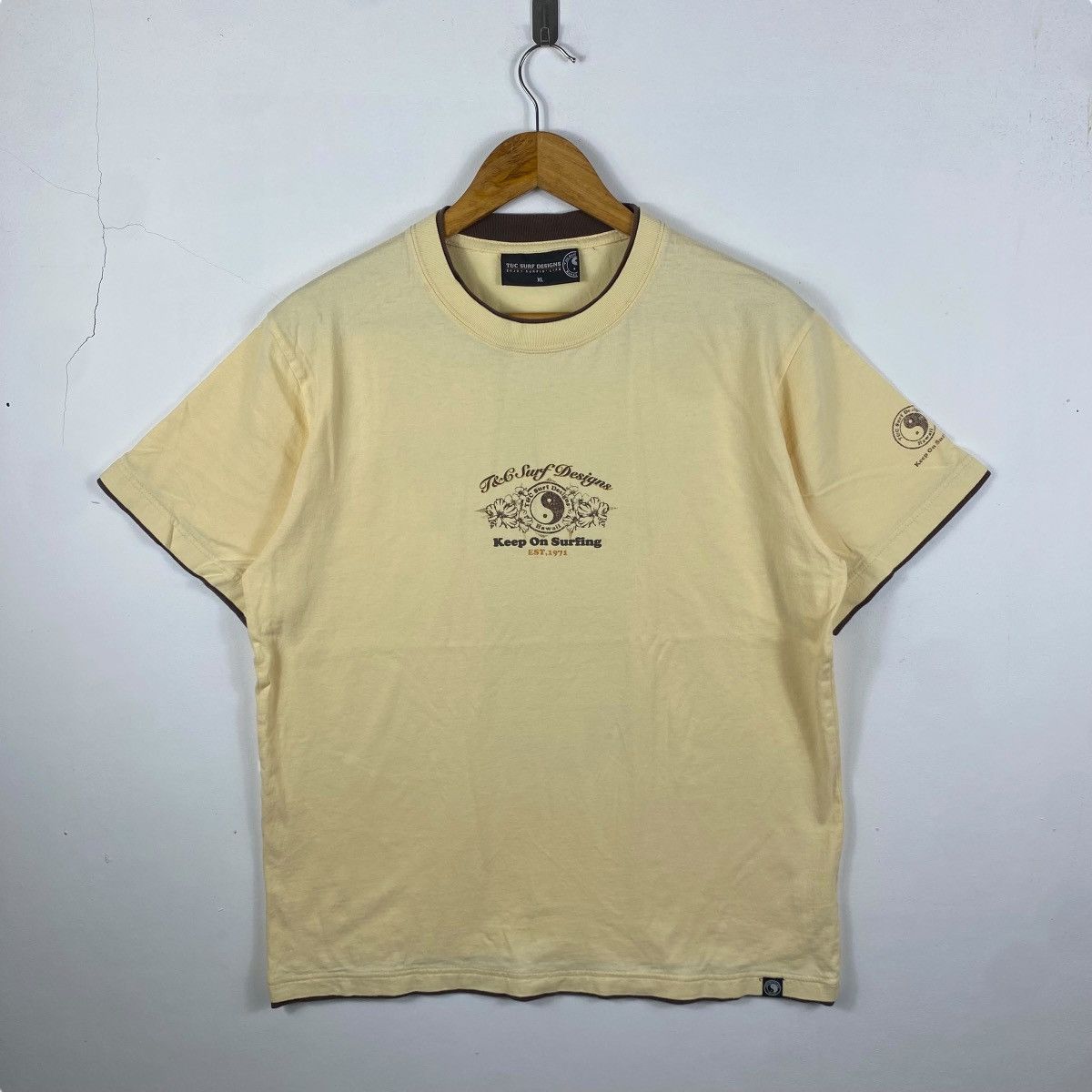 Vintage Vintage T&C Surf Designs Keep On Surfing Double Layered Surf Size US XL / EU 56 / 4 - 5 Thumbnail