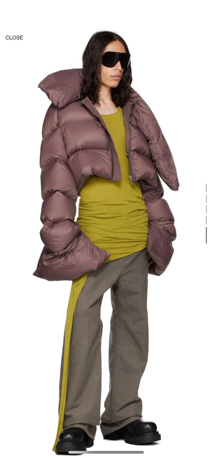Rick Owens Babel Mountain down jacket (3XL/IT 56) Size US XXL / EU 58 / 5 - 5 Thumbnail