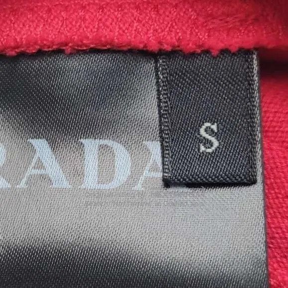 Prada Prada Logo Cotton Polo Shirt in Red . Size S / US 4 / IT 40 - 4 Thumbnail
