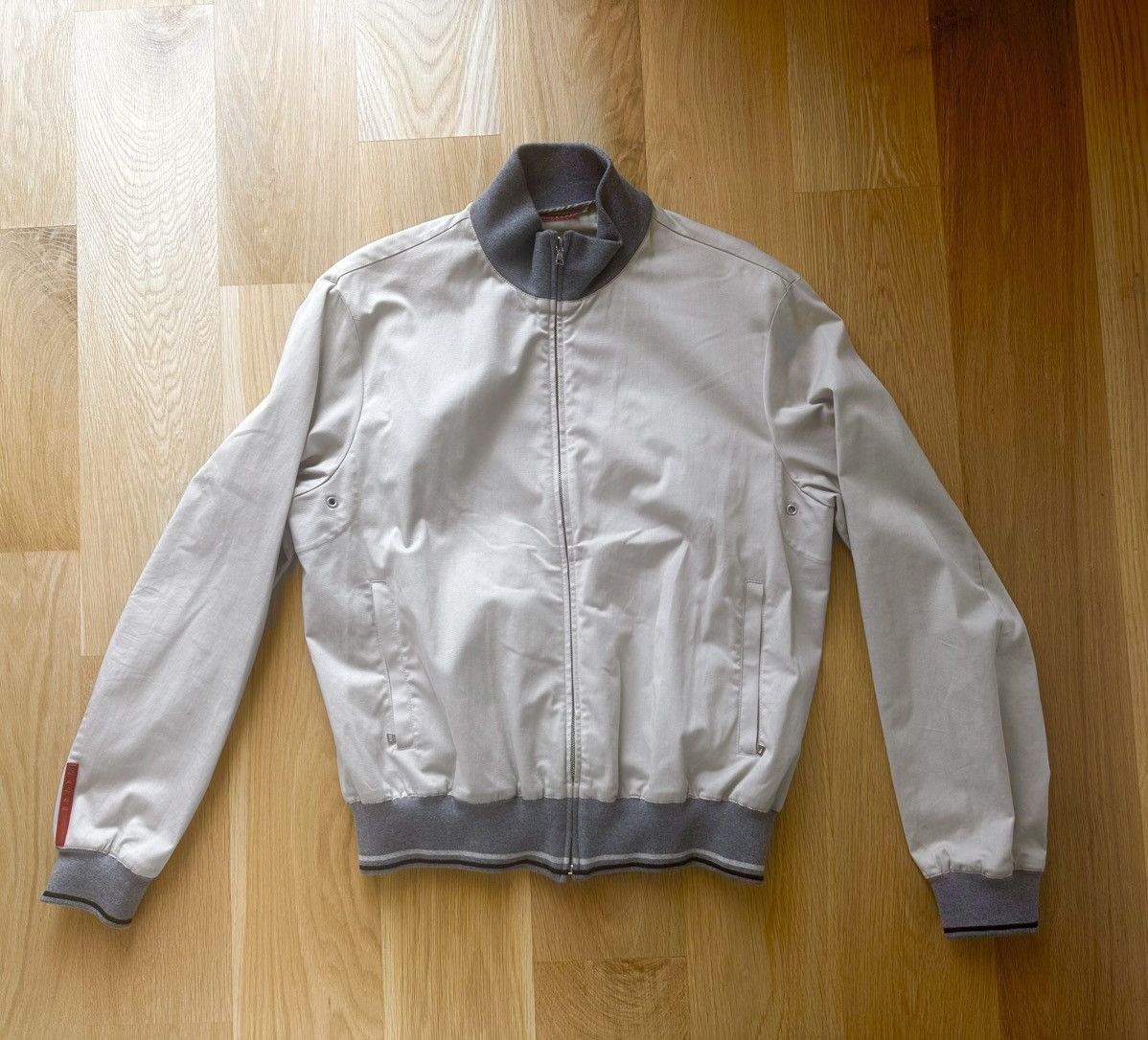 Prada 2000s Vintage Prada Sport Cotton Tracktop Size 54 Size US L / EU 52-54 / 3 - 1 Thumbnail