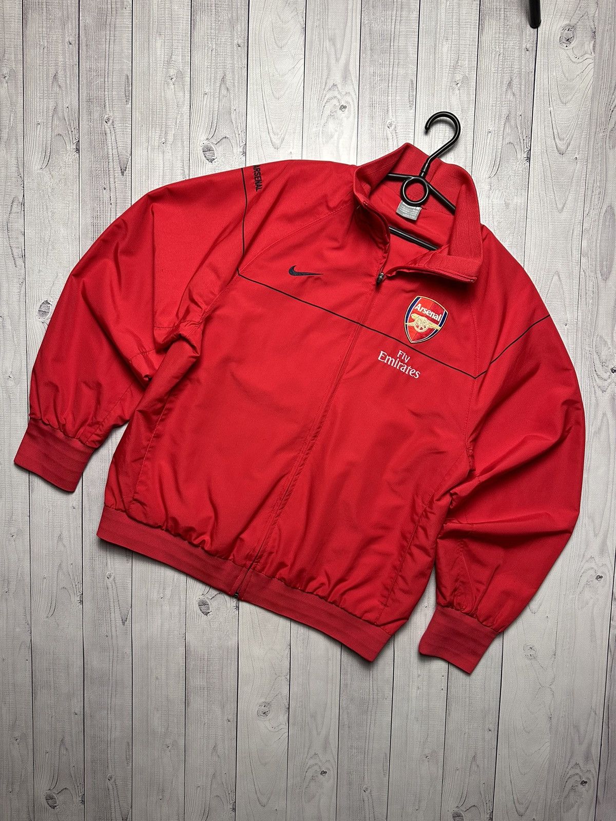 Nike × Vintage Vintage Arsenal soccer track jacket size L logo Size US L / EU 52-54 / 3 - 1 Thumbnail