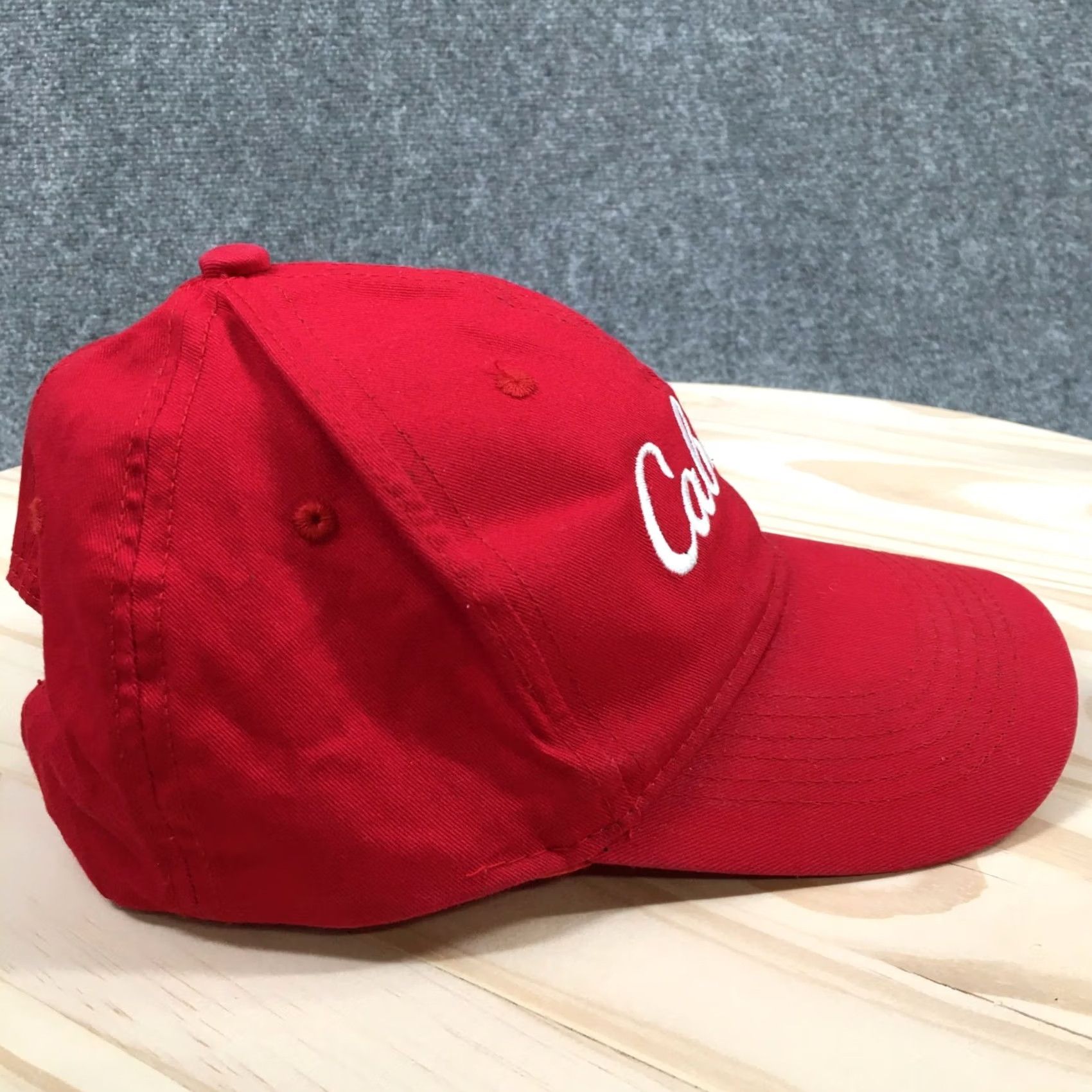 Vintage Cabelas Cap Mens One Size Red Baseball Unisex Adjustable Curved Brim Embroidered Logo Size ONE SIZE - 6 Thumbnail