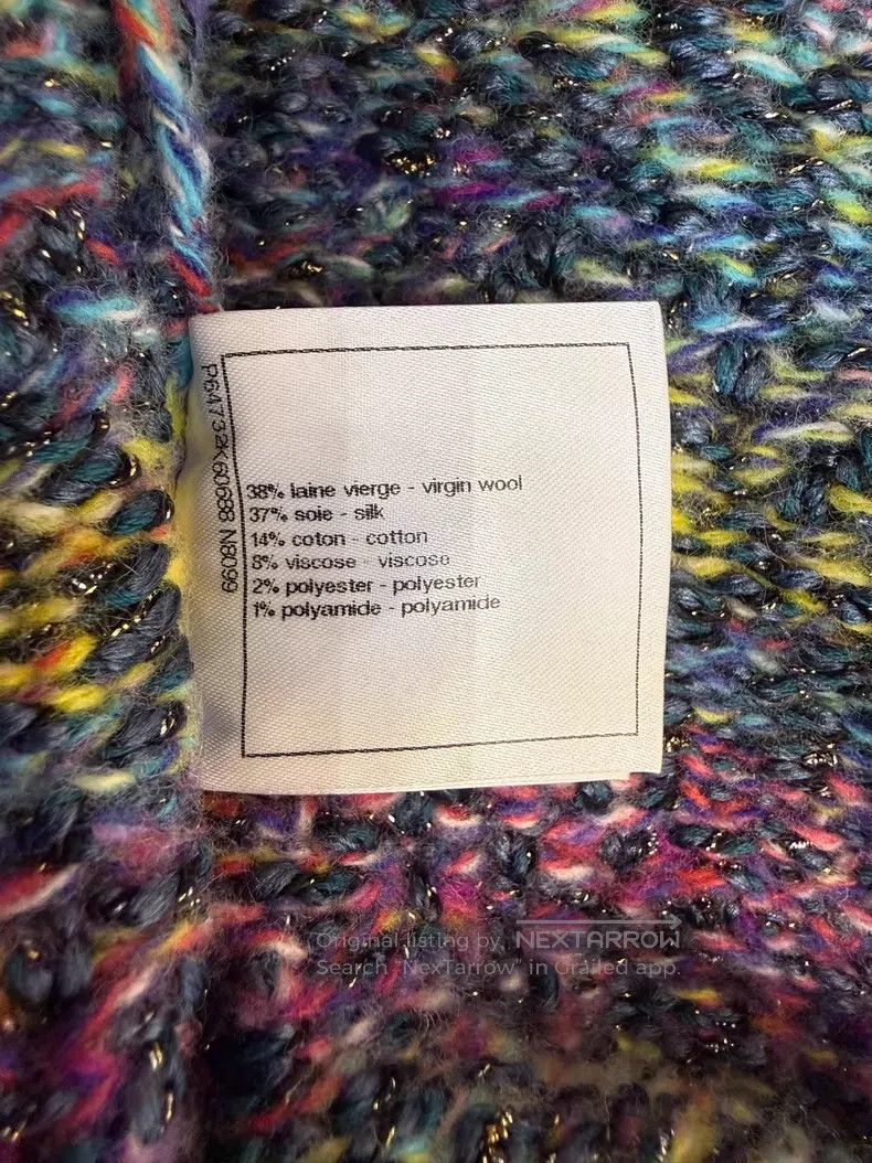 Chanel Chanel Rainbow-coloured knitted vest Size XXS / US 00 / IT 34 - 6 Thumbnail