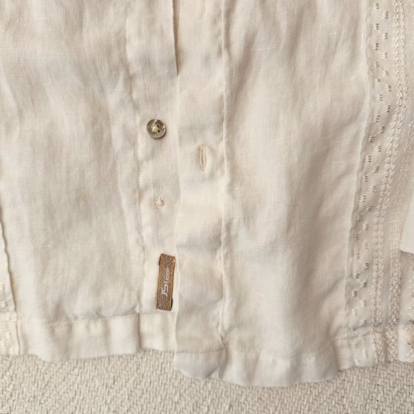 Vintage VINTAGE Jon Sonen Men's 2XL White Button-Down Shirt Long Sleeve Cotton Formal Business Party Size US XXL / EU 58 / 5 - 3 Thumbnail