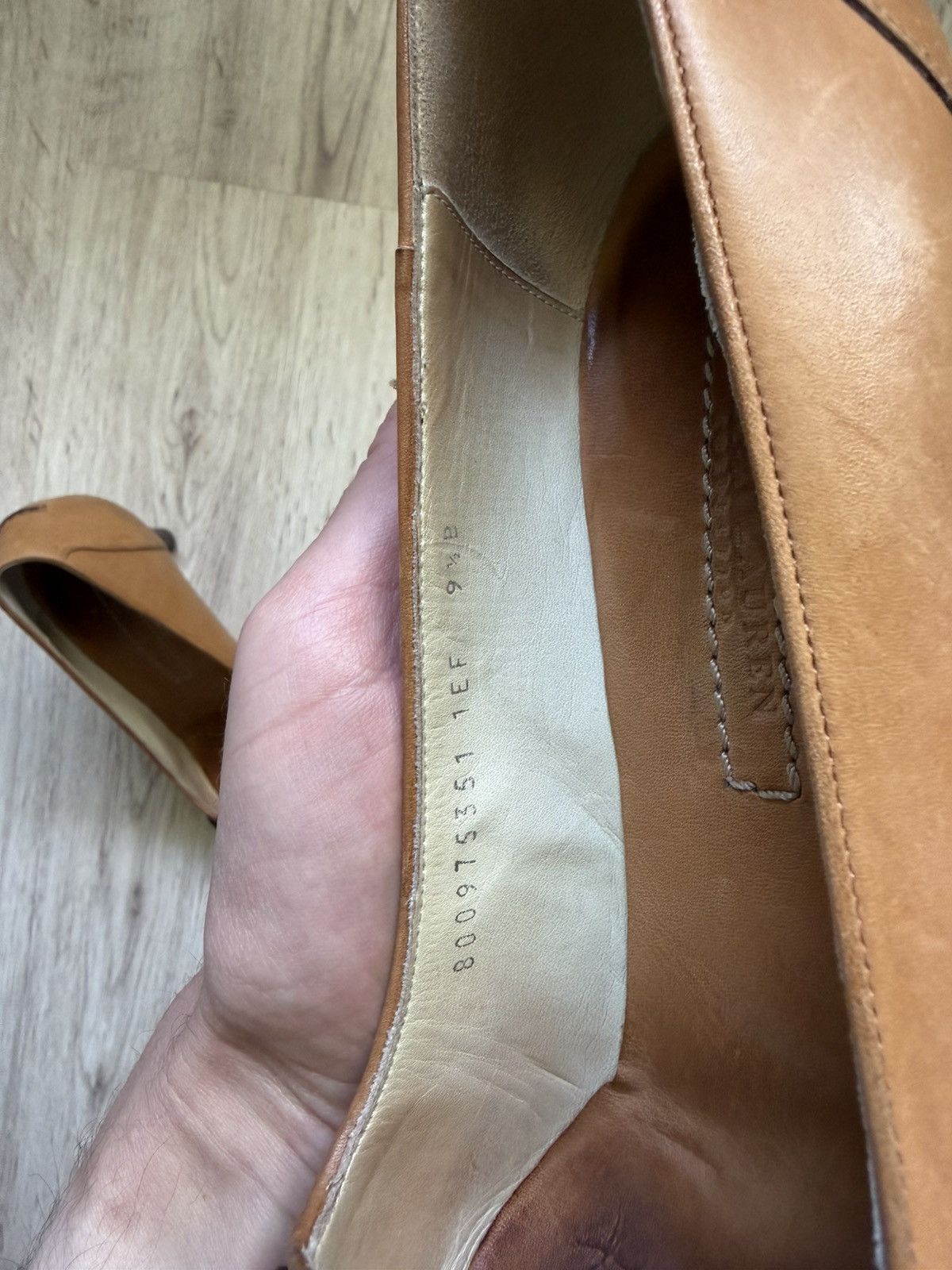 Ralph Lauren Purple Label Ralph Lauren Collection Italy Leather Loafer Pumps Tan High Size US 9.5 / IT 39.5 - 9 Thumbnail