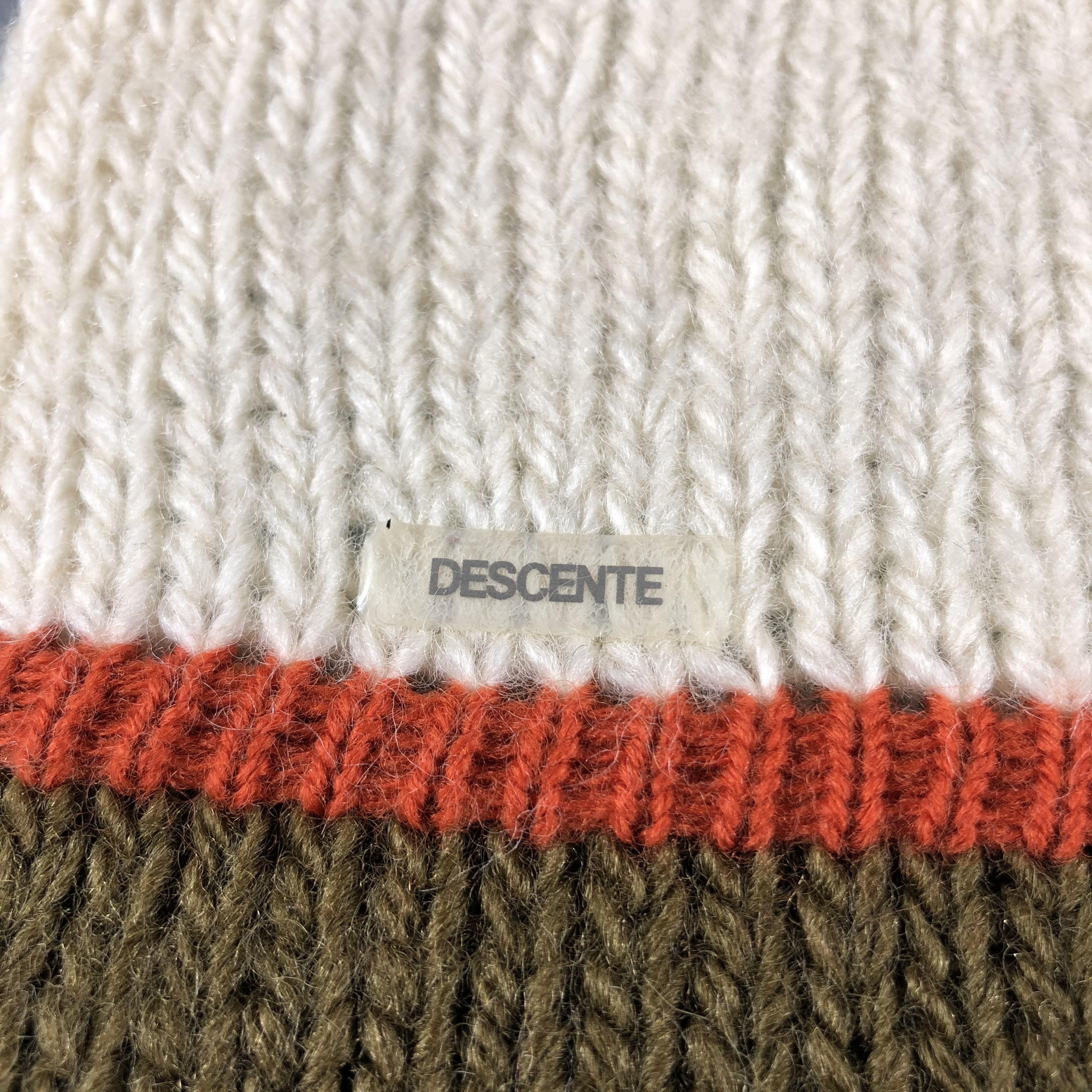 Descente Descente Knit Wool Beanie Snowcap Snow Hat B618 Size ONE SIZE - 4 Thumbnail