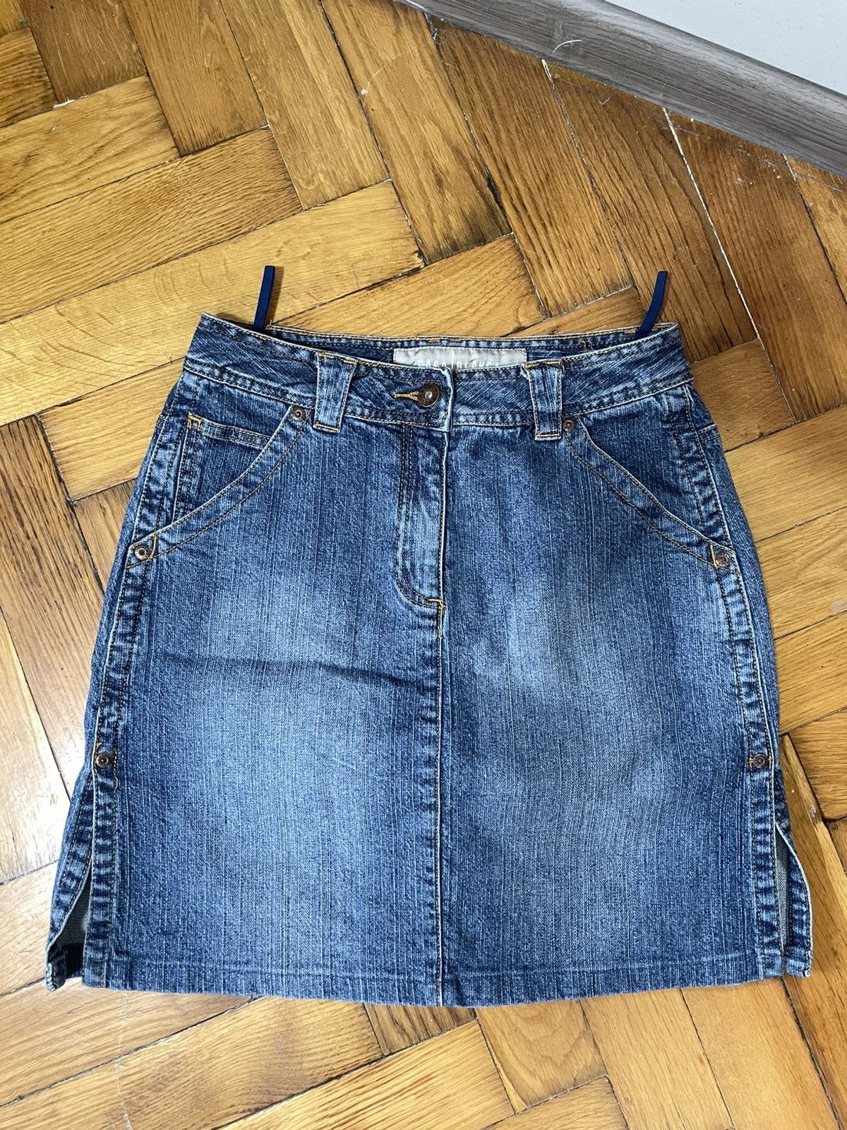 Casablanca Vintage skirt Casablanca jeans y2k streetwear Size 25" / US 0 / IT 36 - 14 Thumbnail