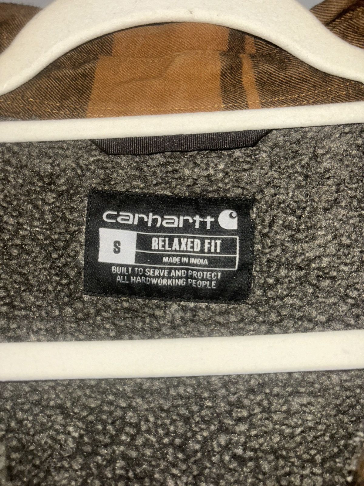 Carhartt Carhartt Fleece Lined Flannel Jacket Size US S / EU 44-46 / 1 - 2 Thumbnail
