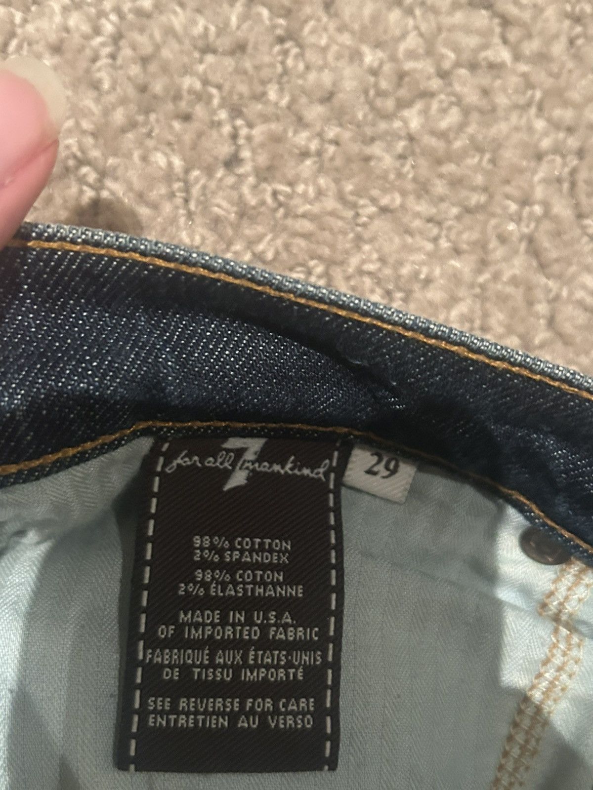 7 For All Mankind 7 for all man kind flared slim jeans Size US 30 / EU 46 - 8 Thumbnail