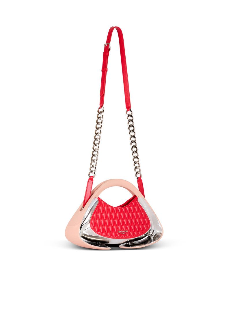 Balmain o1s1wg111225 Size:OS/Jolie Madame Tote Bag in Red Size ONE SIZE - 4 Thumbnail