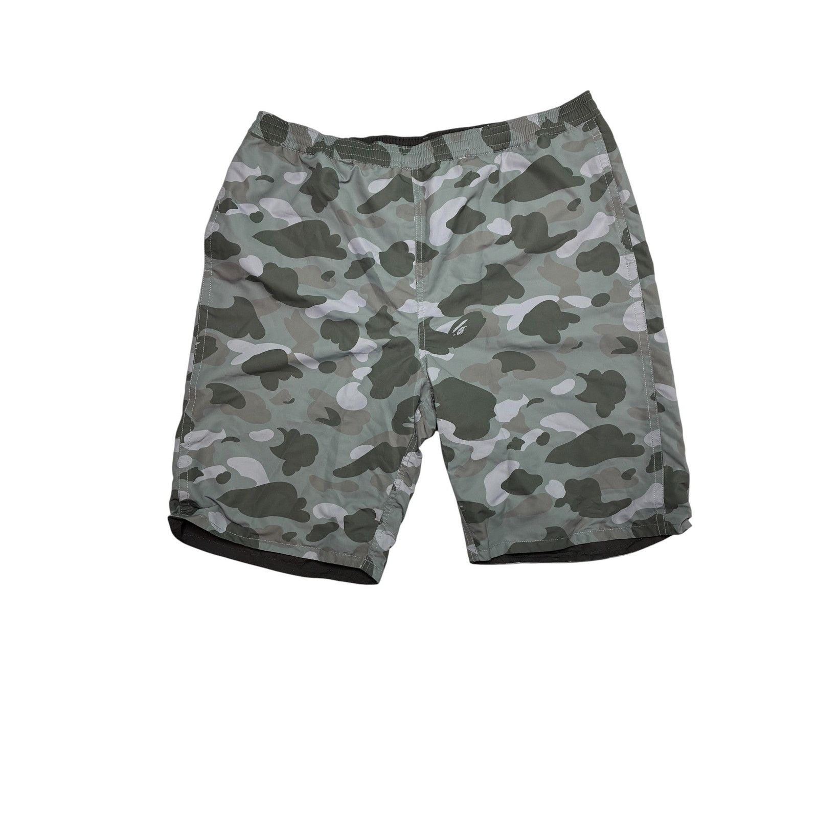 Bape BAPE Grey Camo Swim Trunks Size 38" / US 16 / IT 52 - 2 Thumbnail
