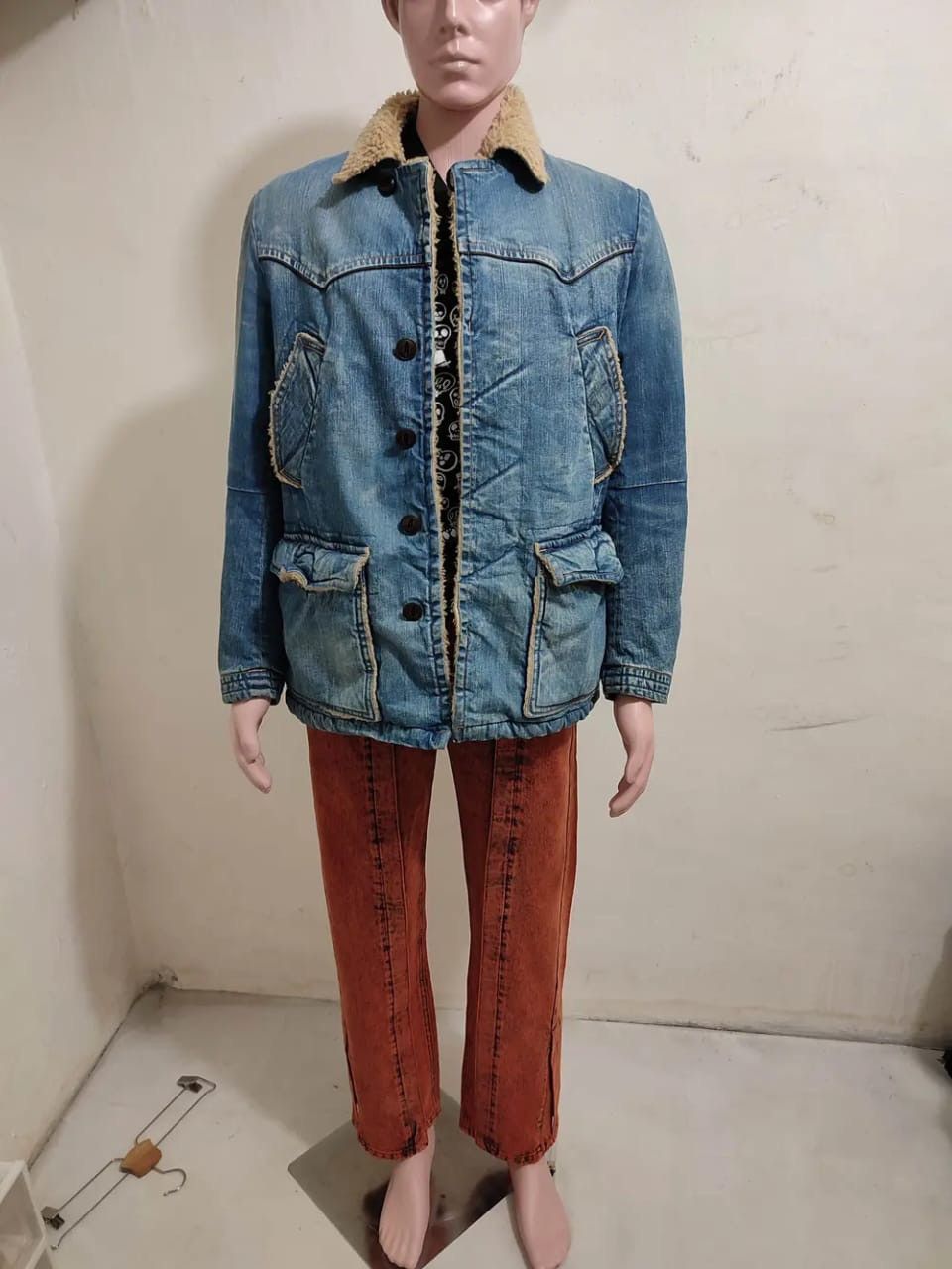 Number (N)ine Number Nine Denim Jacket Sherpa Size US M / EU 48-50 / 2 - 4 Thumbnail