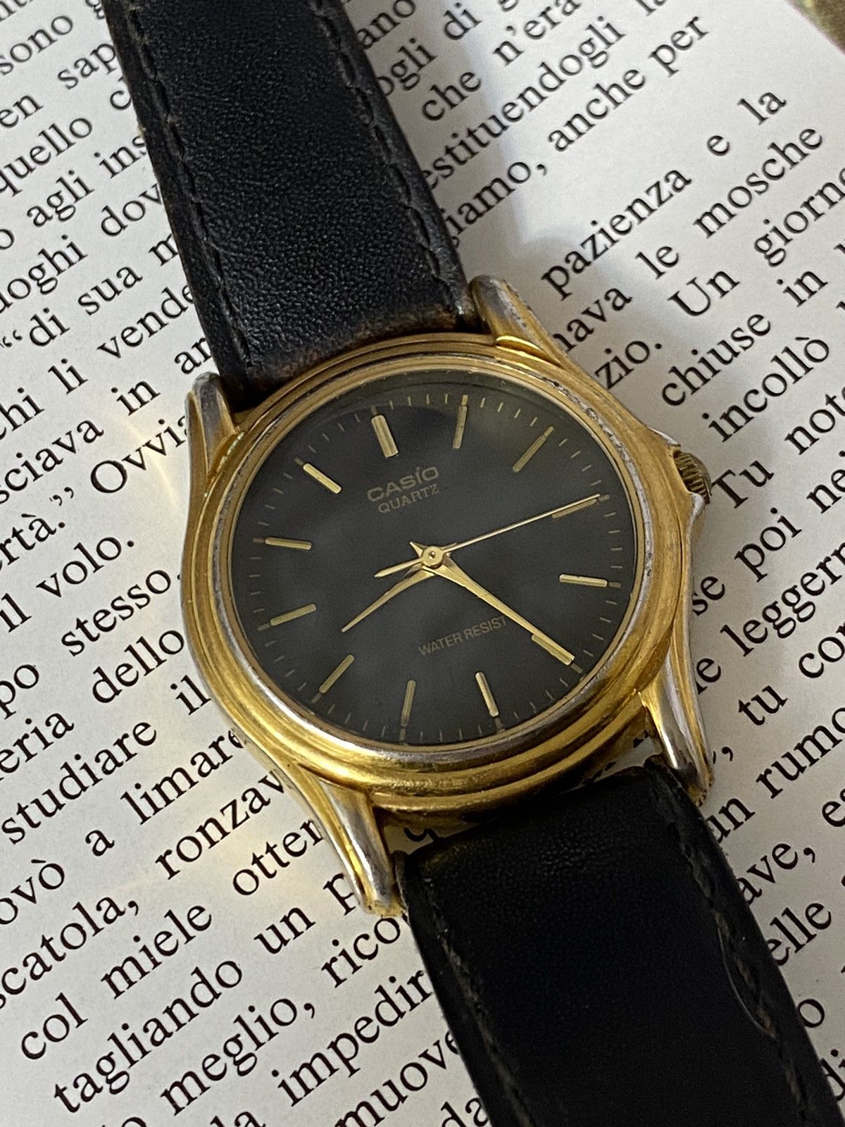Casio Classic Casio Quartz Watch Gold/Black Size ONE SIZE - 8 Thumbnail