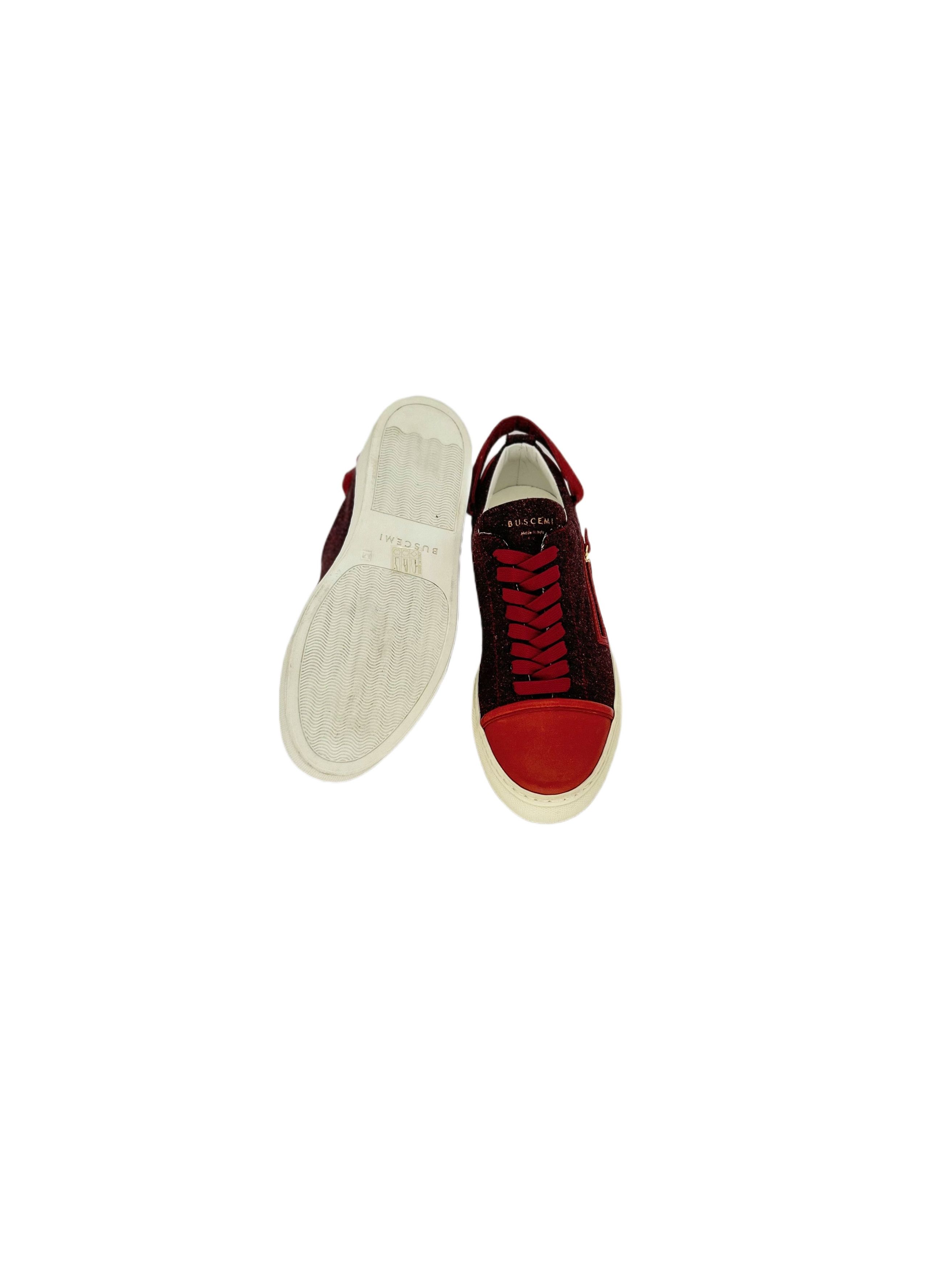 Buscemi Wool Canvas 50mm Low Trainers Size US 6 / EU 39 - 4 Thumbnail