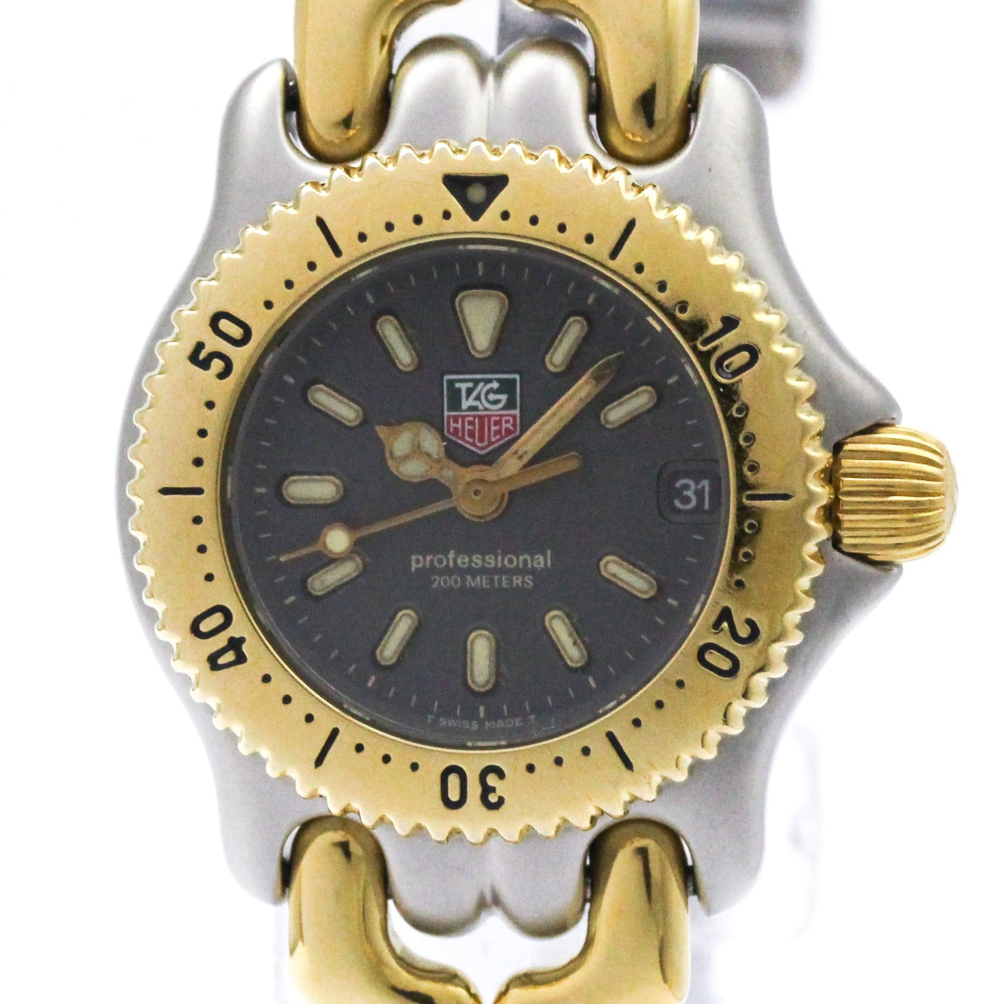 Tag Heuer TAG HEUER Sel Professional 200M Gold Plated Steel Ladies Watch S95.208 Polished Size ONE SIZE - 1 Thumbnail