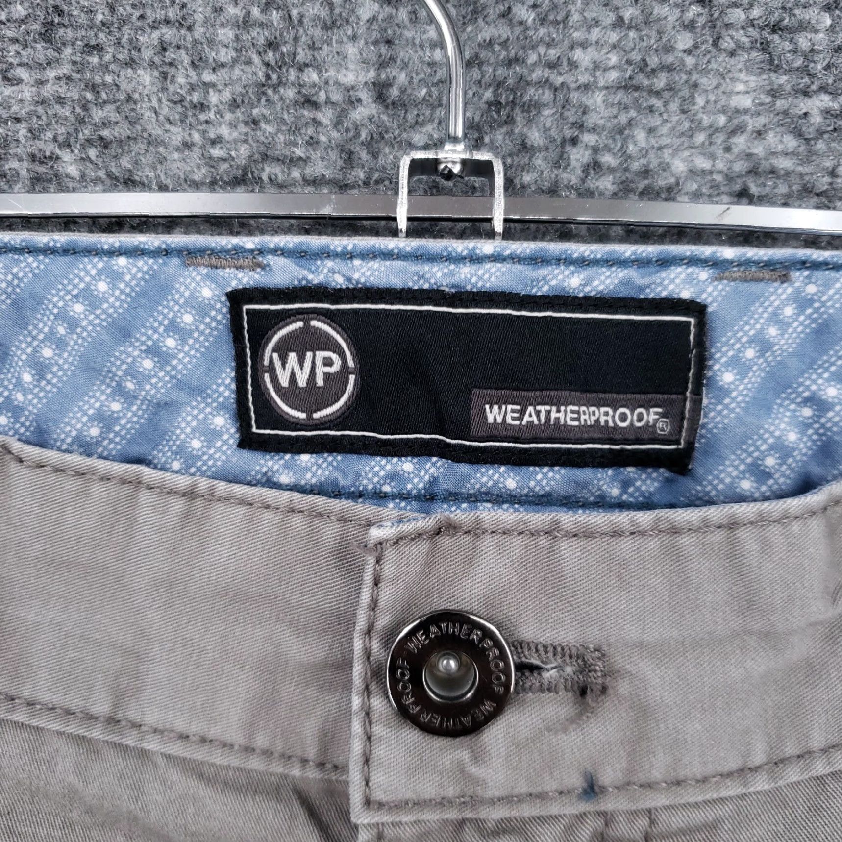 Weatherproof Weatherproof Mens Pants 40x30 Gray Chino Flat Front Straight Classic Vintage? No Size US 40 / EU 56 - 3 Thumbnail
