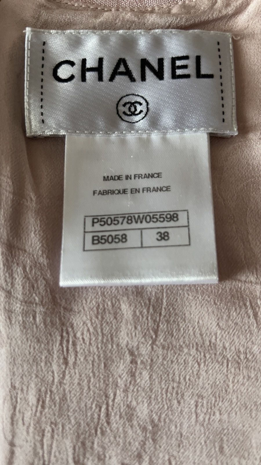 Chanel Chanel Pink white and blue multicoloured viscose dress Size XS / US 0-2 / IT 36-38 - 11 Thumbnail