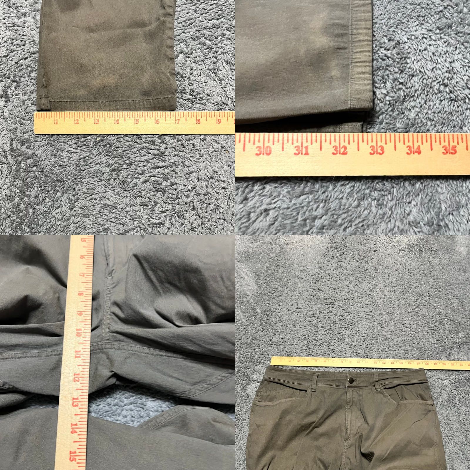 Lululemon Lululemon Pants Mens Gray Tan Performance 35x33 **flaws Size US 34 / EU 50 - 8 Thumbnail
