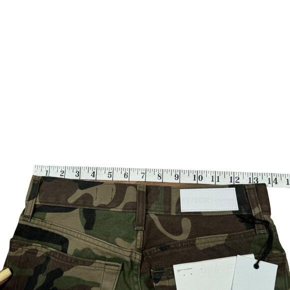 RE/DONE NWT RE/DONE Originals High Rise Stove Pipe Camo Camouflage P Size 26" / US 2 / IT 38 - 7 Thumbnail