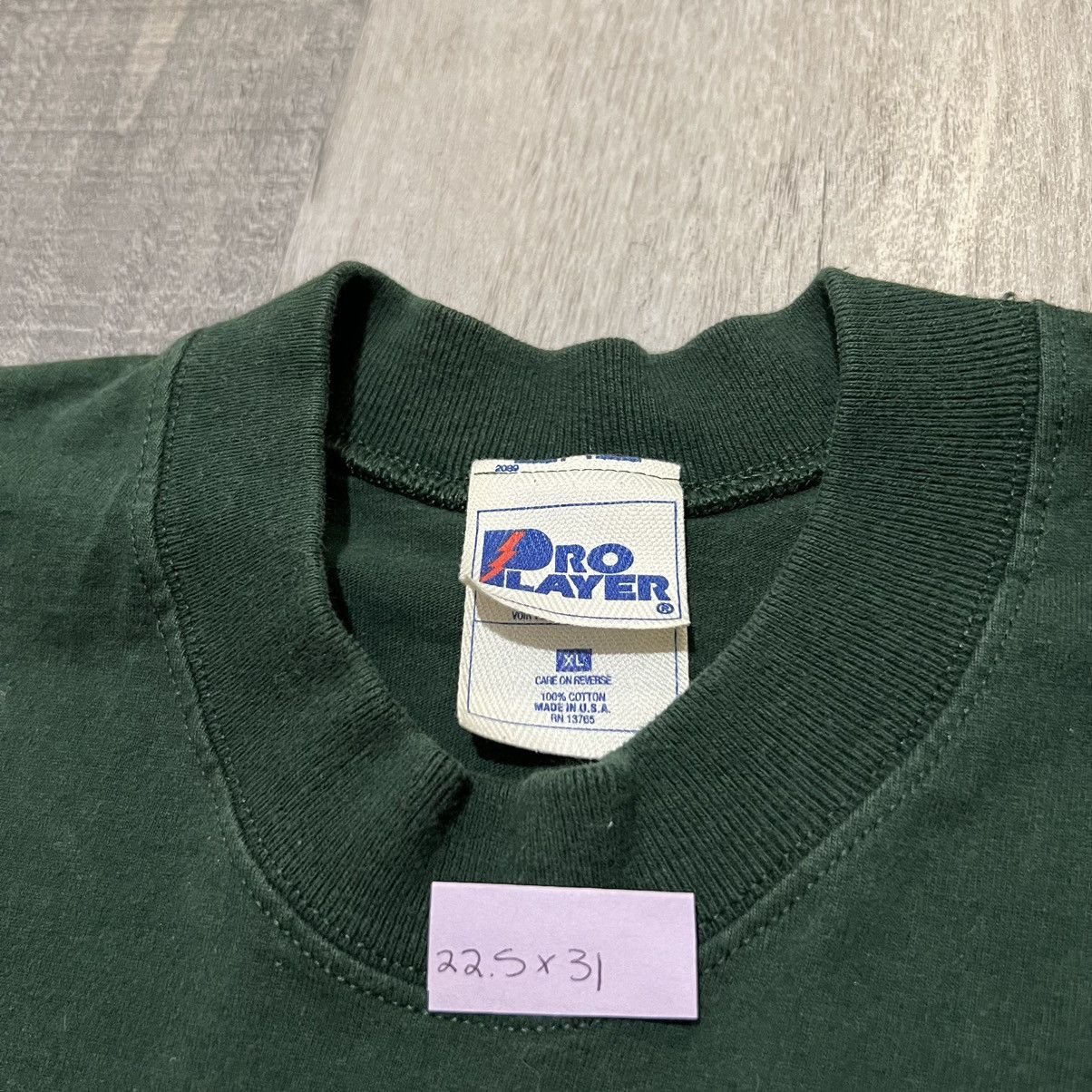 Logo Athletic × Vintage VTG Green Bay Packers Logo Athletic Green Football T Shirt Size US XL / EU 56 / 4 - 4 Thumbnail
