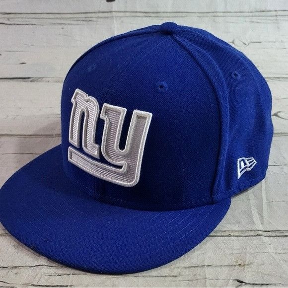 New Era 59Fifty New York NY Giants Fitted Baseball Cap Mens Size 8 E Size ONE SIZE - 1 Thumbnail