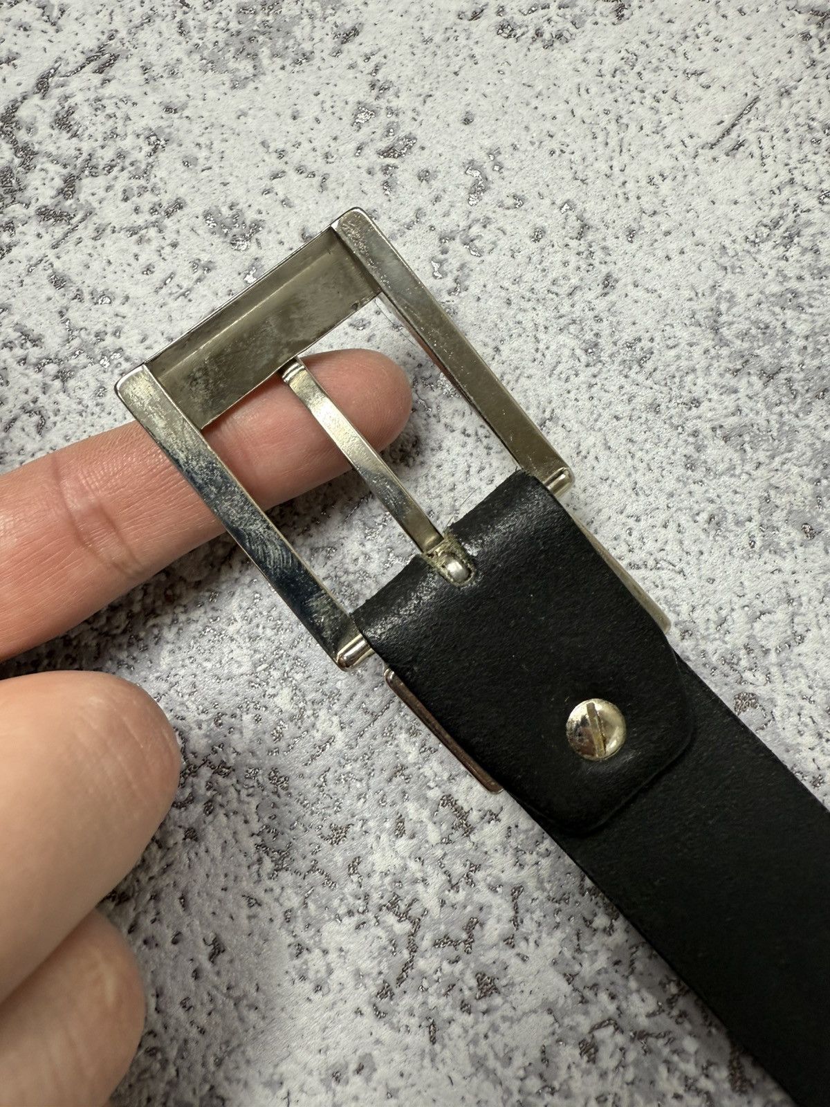 Camel Vintage Camel Monogram Leather Belt Men Y2K Rare 90s Size ONE SIZE - 10 Thumbnail