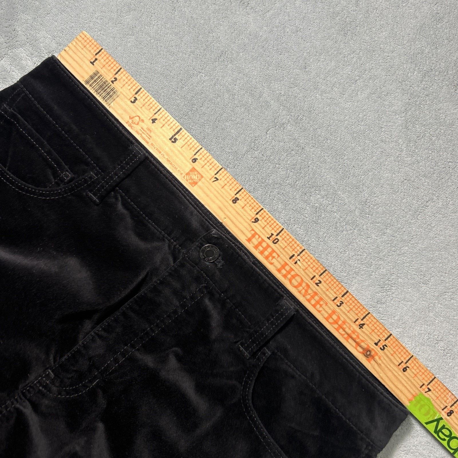 Talbots Velveteen Corduroy Straight Pants Women 10 34x28 Velour Soft Size 32" / US 10 / IT 46 - 8 Thumbnail