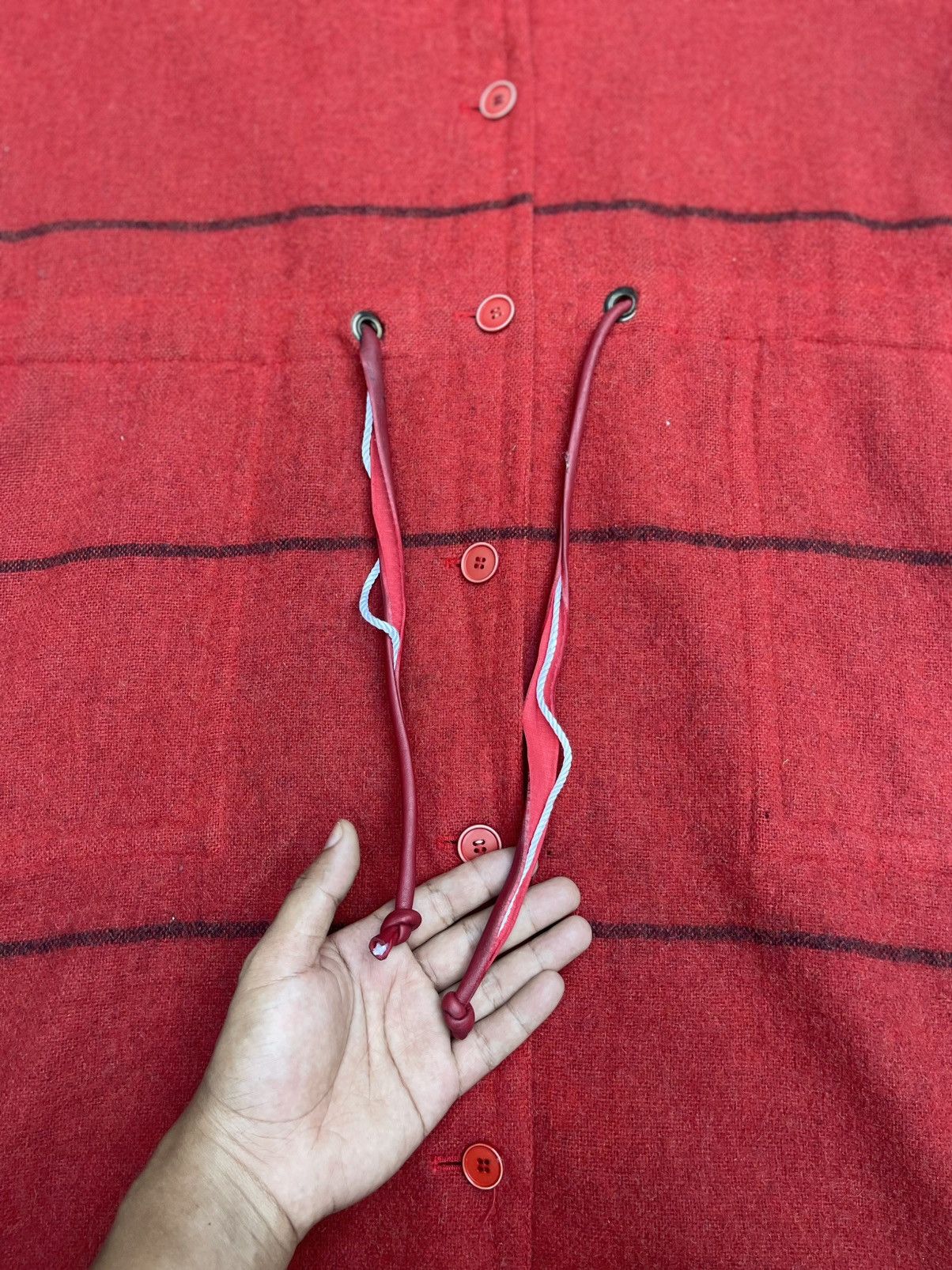 Issey Miyake Vintage 80s Issey Sport Wool Long Coat – Rare Avant Garde Size US L / EU 52-54 / 3 - 6 Thumbnail