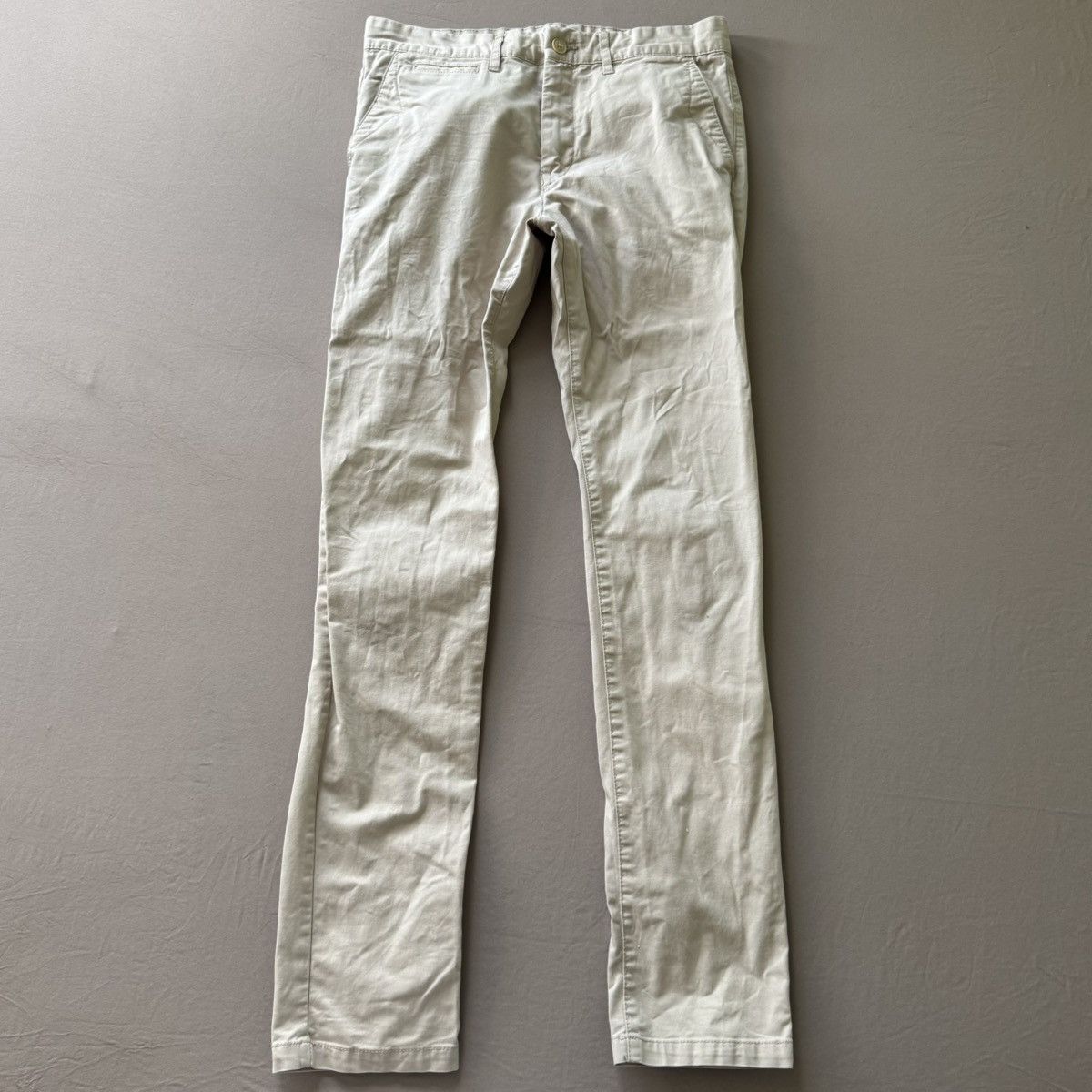 H&M H&M L.O.G.G. SKINNY FIT COTTON CHINOS Size US 30 / EU 46 - 1 Thumbnail