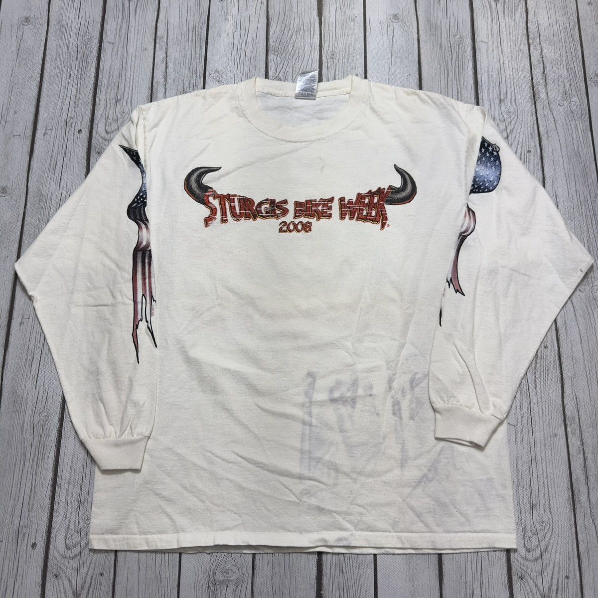 Delta Sturgis Bike Week 2008 long sleeve tee Size US XL / EU 56 / 4 - 2 Thumbnail