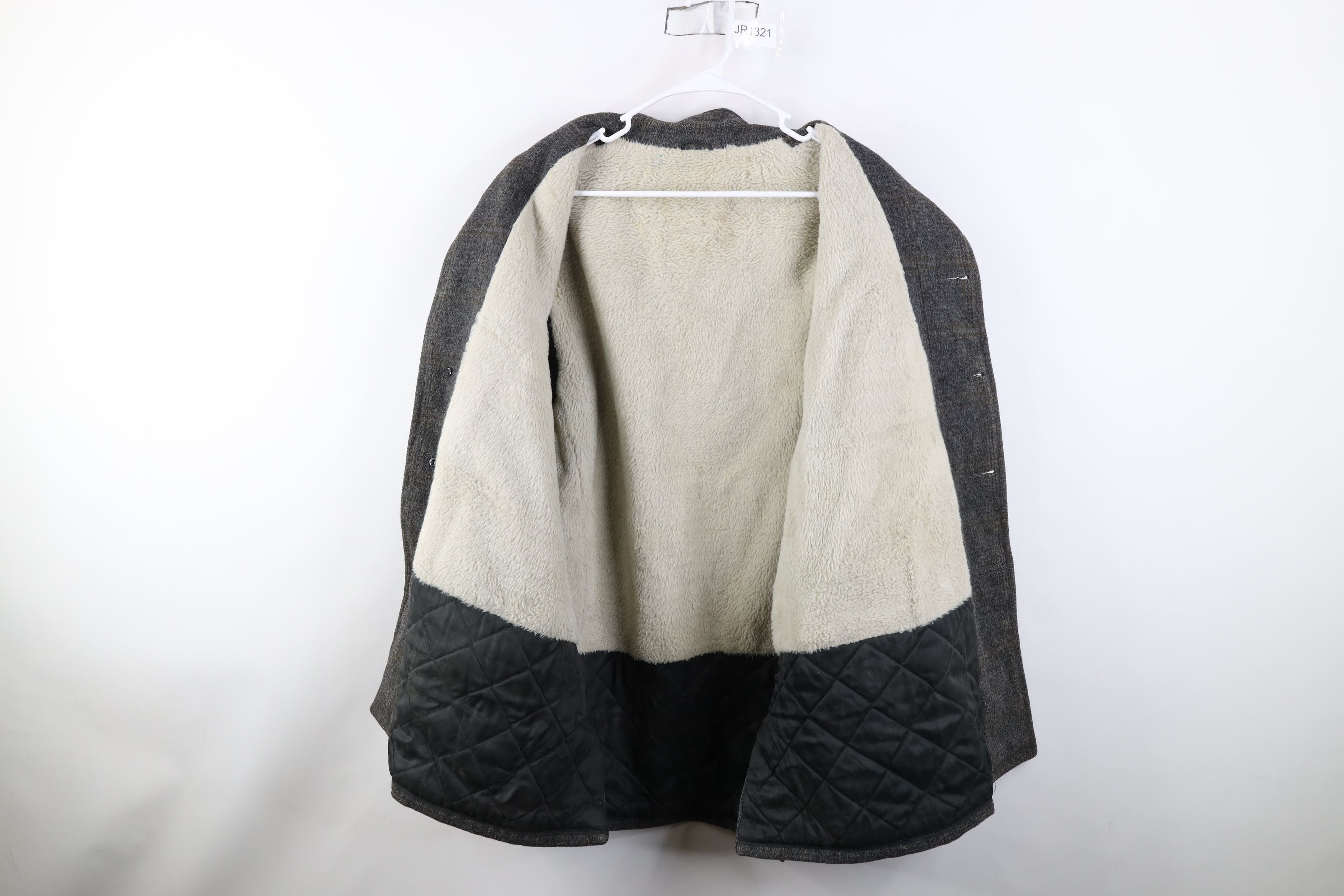 Vintage Vintage 50s Rockabilly Fleece Lined Wool Jacket Coat USA Size US XL / EU 56 / 4 - 8 Thumbnail