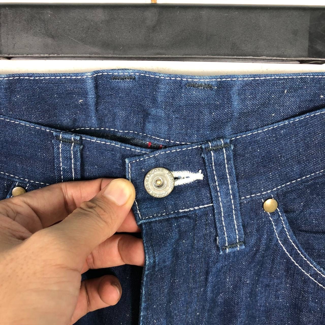 Comme des Garcons Homme AD2012 Junya Watanabe Comme Des Garcons Homme Denim Jeans Size US 31 - 7 Thumbnail