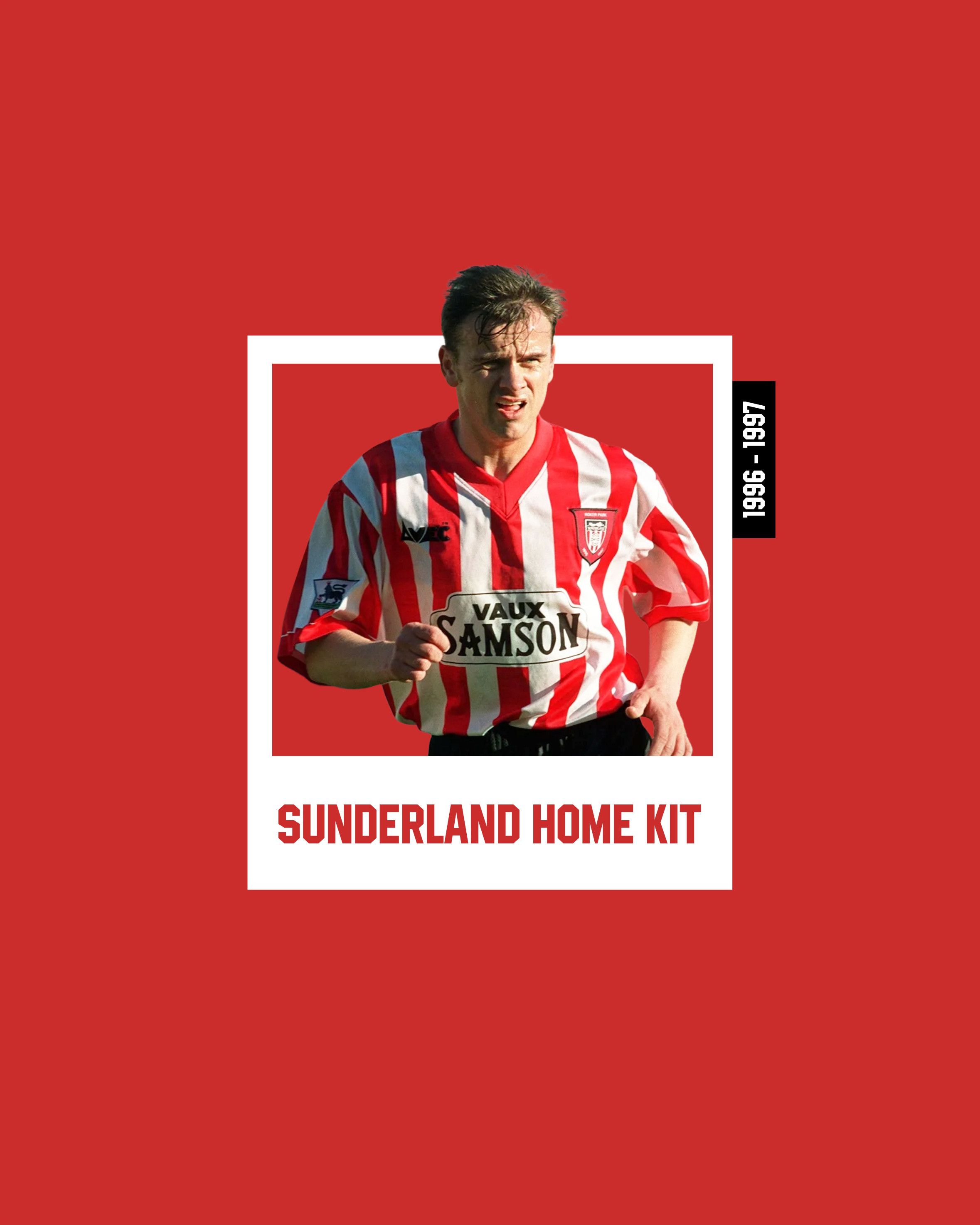 Other Sunderland AFC Home Kit 1996 1997 Size US M / EU 48-50 / 2 - 9 Thumbnail