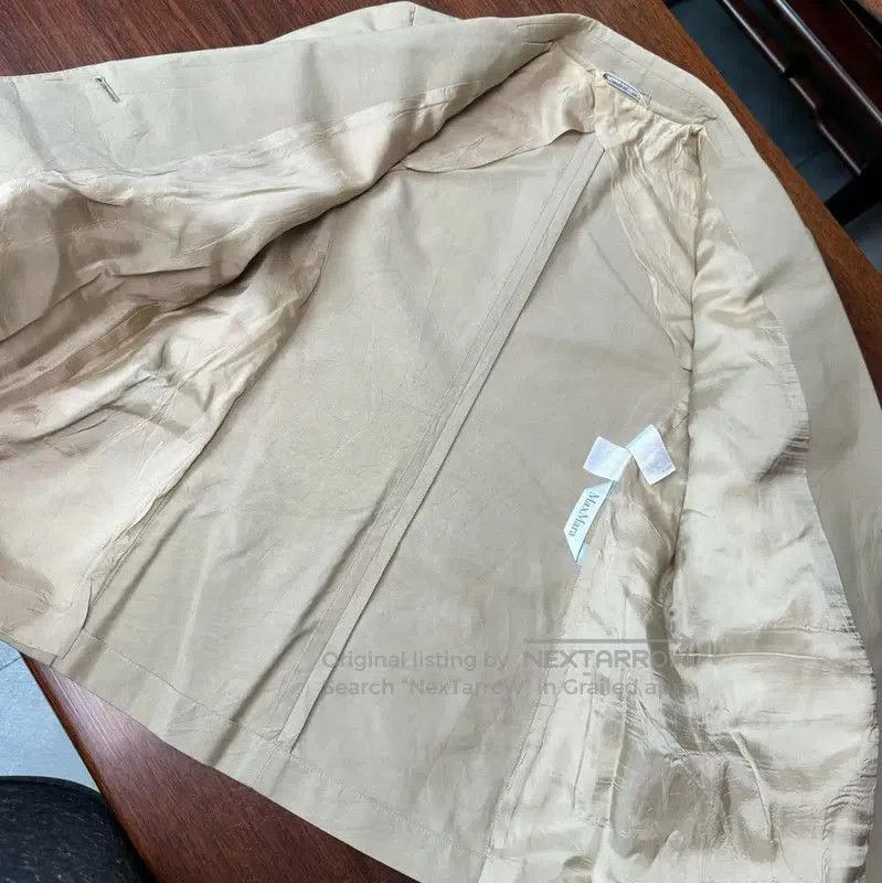 Max Mara MaxMara Women's Khaki Cotton Cardigan . Size M / US 6-8 / IT 42-44 - 7 Thumbnail