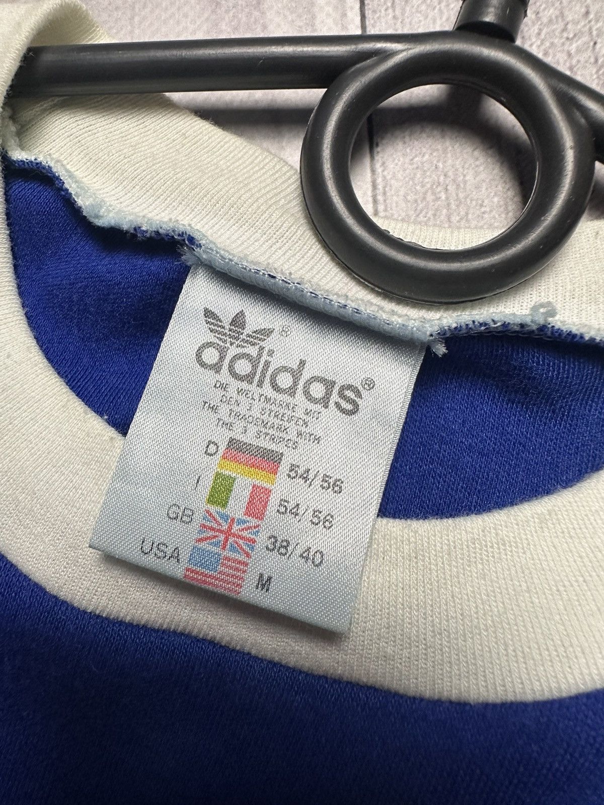 Adidas × Vintage Vintage adidas retro shirt tee logo rare size S West Germany Size US M / EU 48-50 / 2 - 3 Thumbnail
