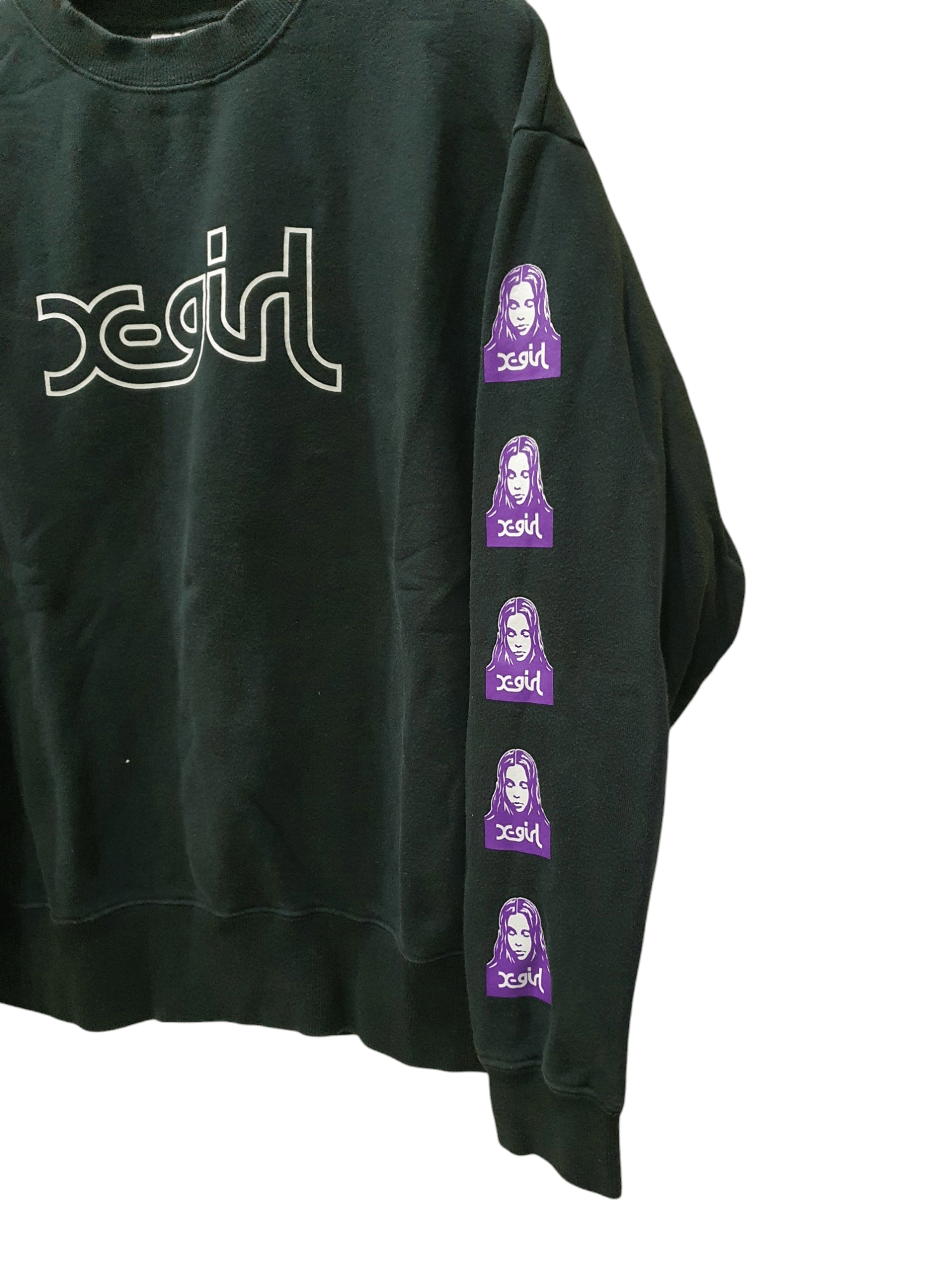 Hysteric Glamour black X-girl crewneck sweatshirt Size US M / EU 48-50 / 2 - 5 Thumbnail