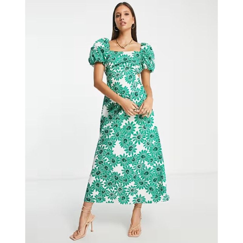 Mango MANGO Floral Print Midi Dress NWT Size S / US 4 / IT 40 - 13 Thumbnail