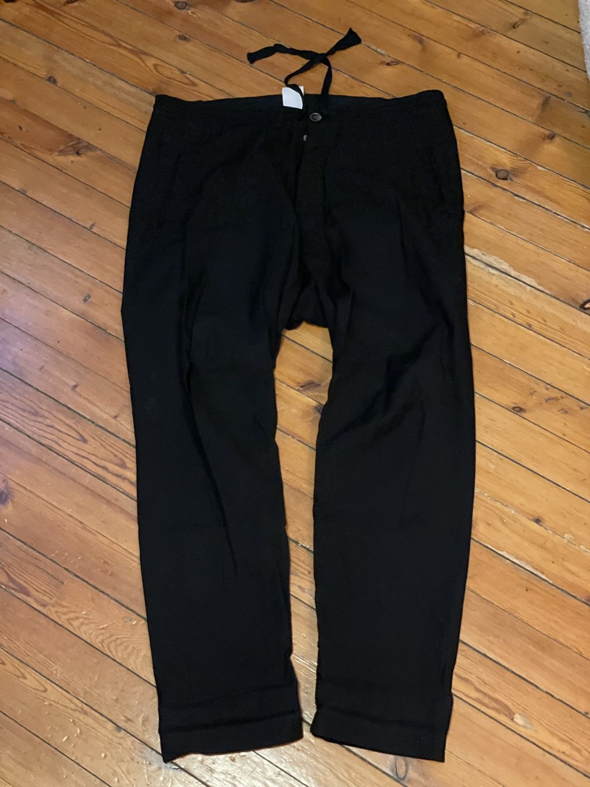 image of Jan Jan Van Essche Jjve Coton/wool Pant in Black, Men's (Size 33)