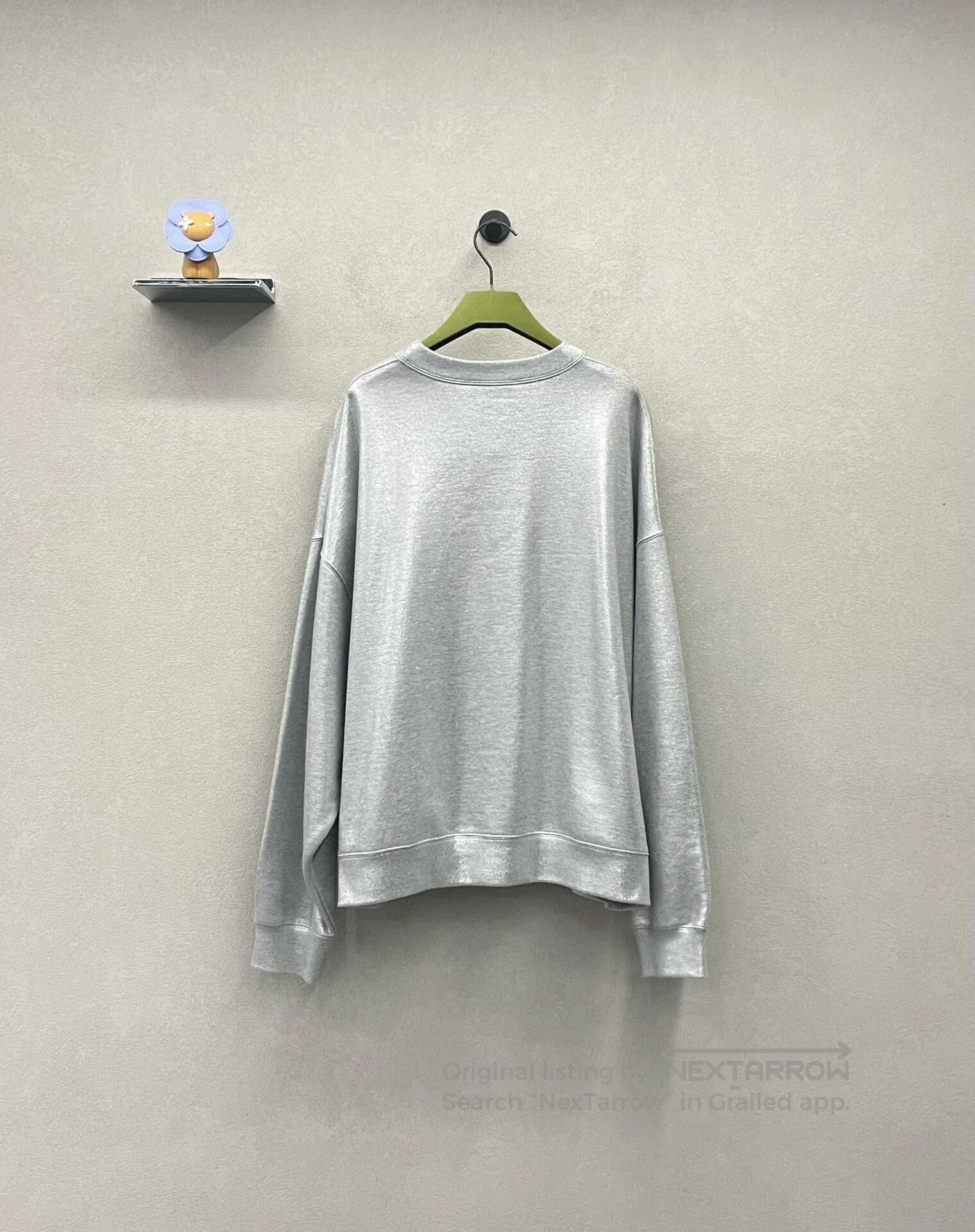 Gucci silver logo sweatshirt with gucci branding. Size US M / EU 48-50 / 2 - 2 Thumbnail