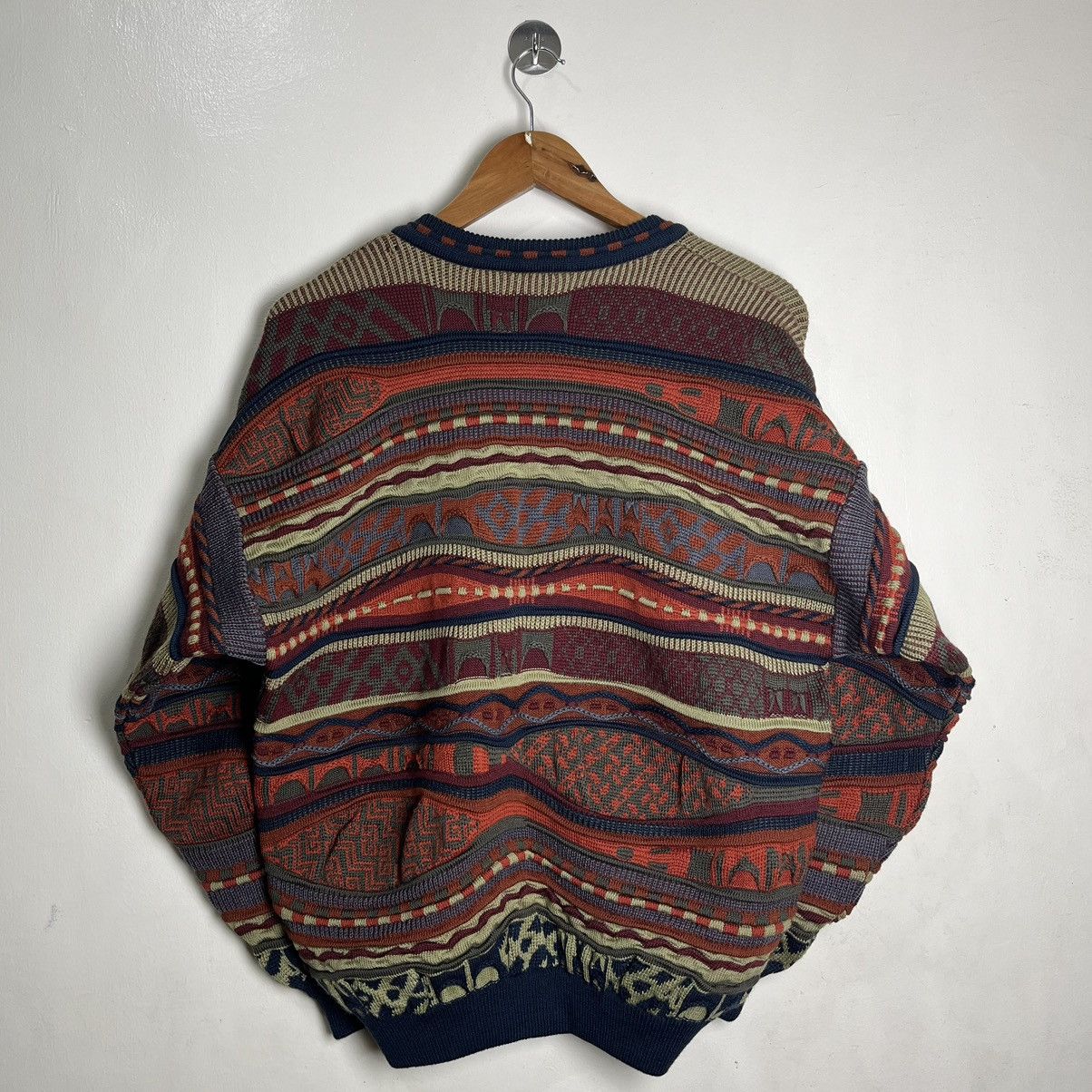 Coogi 90's Emaroo Australia Cardigan Knitted Sweater Size US L / EU 52-54 / 3 - 13 Thumbnail