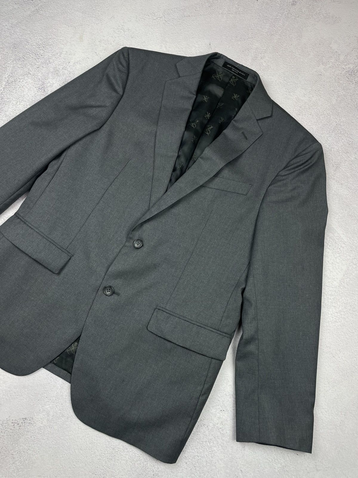 John Varvatos John Varvatos U.S.A. Mens Wool Blazer Jacket Size 40S/33S Size 40S - 2 Thumbnail