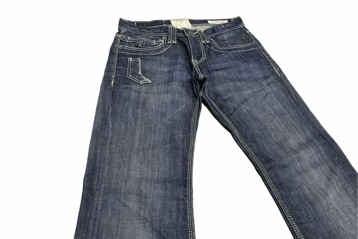 If Six Was Nine × Jimmy Taverniti × Le Grande Bleu (L.G.B.) 🔥Sick Y2K Taverniti Jeans Flared Denim Gimmick Pockets Size US 30 / EU 46 - 3 Thumbnail