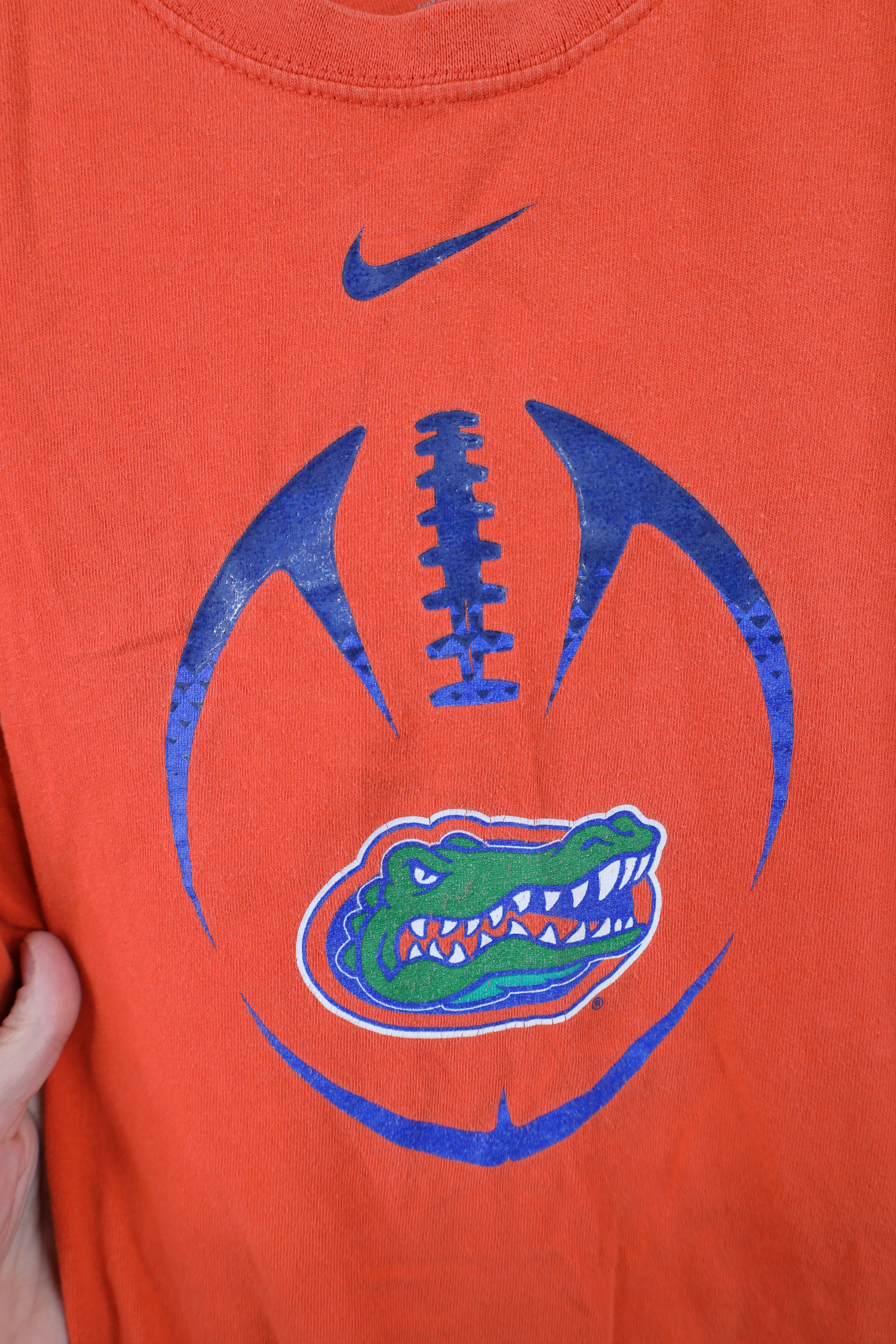 Nike × Vintage Vintage Nike Swoosh University of Florida Football T-Shirt Size US XXL / EU 58 / 5 - 6 Thumbnail