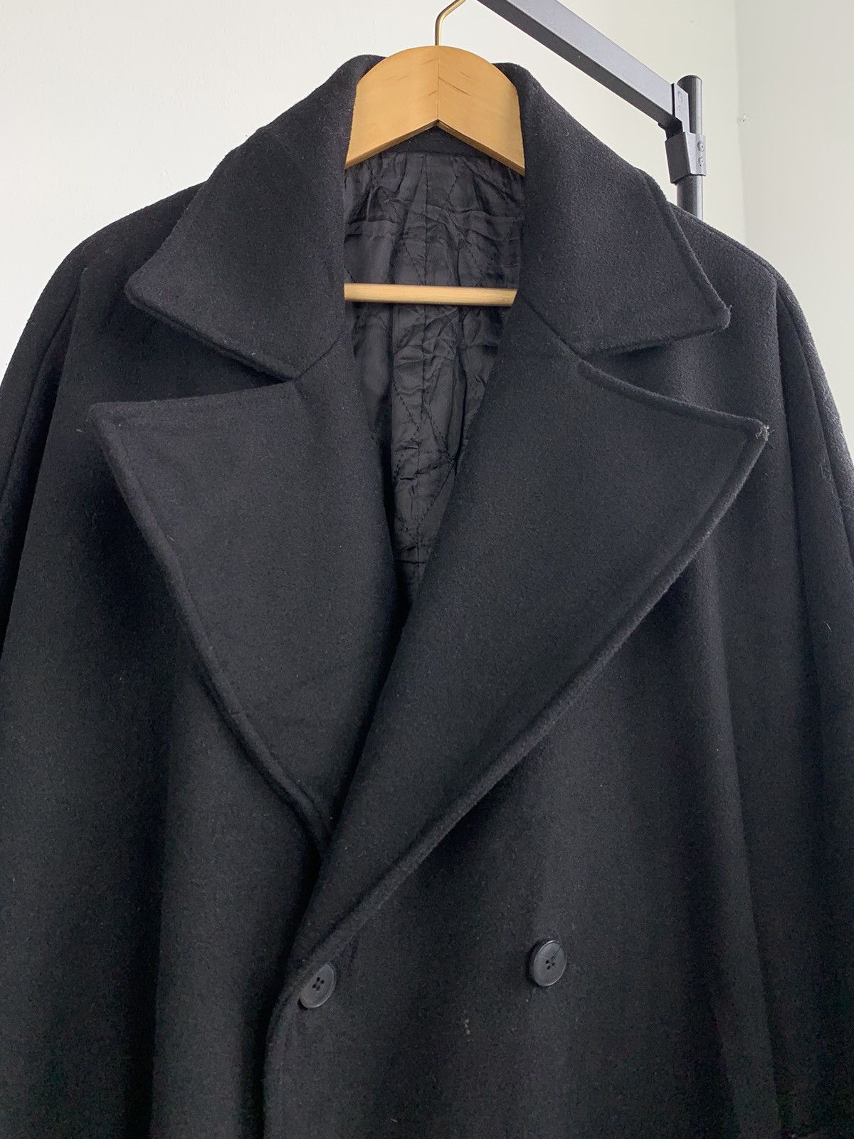Japanese Brand Mc Coy by Gill Union Made Wool Overcoat Size US XL / EU 56 / 4 - 3 Thumbnail