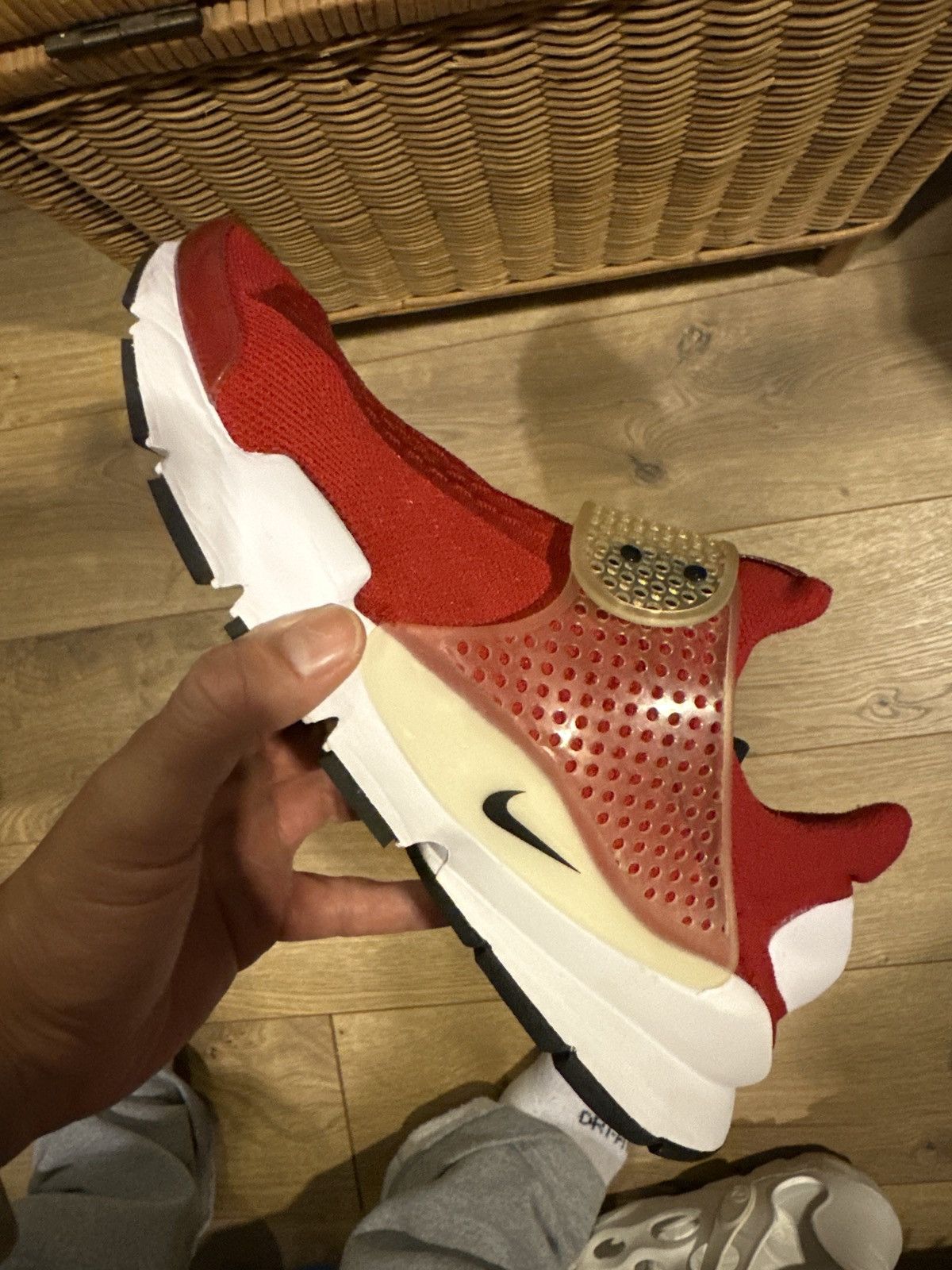 Nike Nike Sock Dart- Red/White Size 9 Size US 9 / EU 42 - 7 Thumbnail