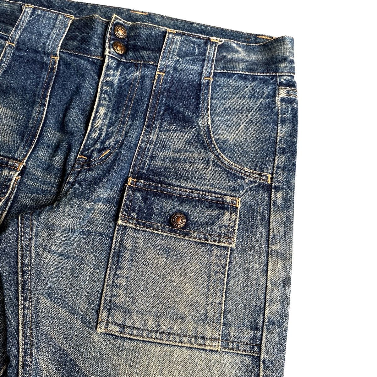 Kapital Yellow Division Ebisu Tokyo Fatigue Bush Pants OG Army Denim Size US 30 / EU 46 - 3 Thumbnail