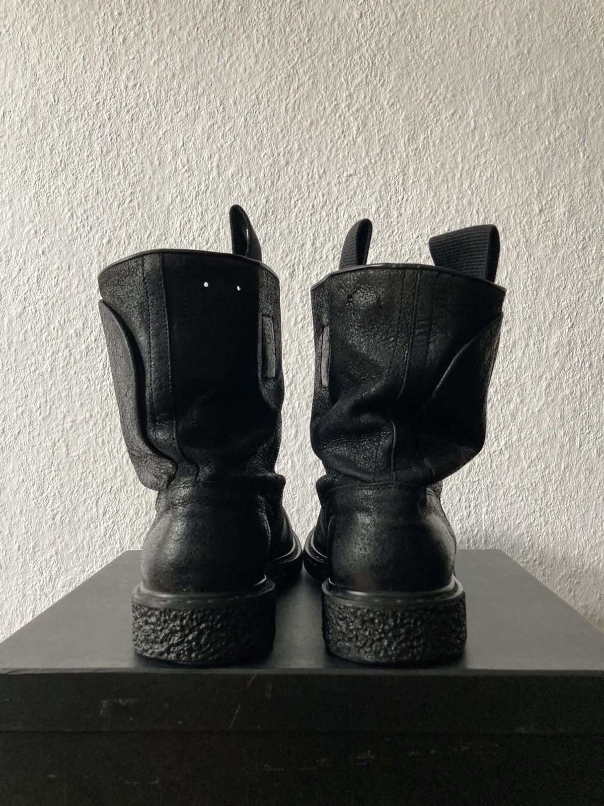 Rick Owens F/W 09 "CRUST" Blistered Lamb Leather Cargo Creeper IT43,5 Size US 10.5 / EU 43-44 - 14 Thumbnail