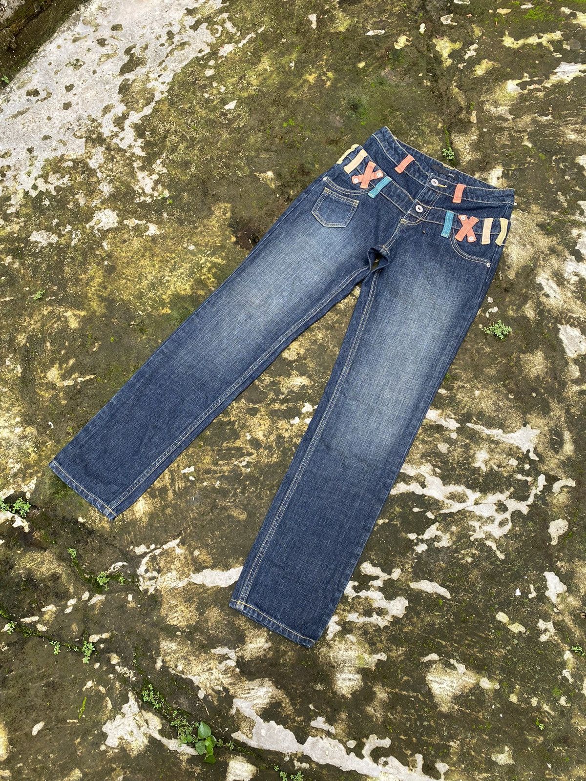 20471120 × If Six Was Nine Double weist image jeans Size 25" / US 0 / IT 36 - 2 Thumbnail