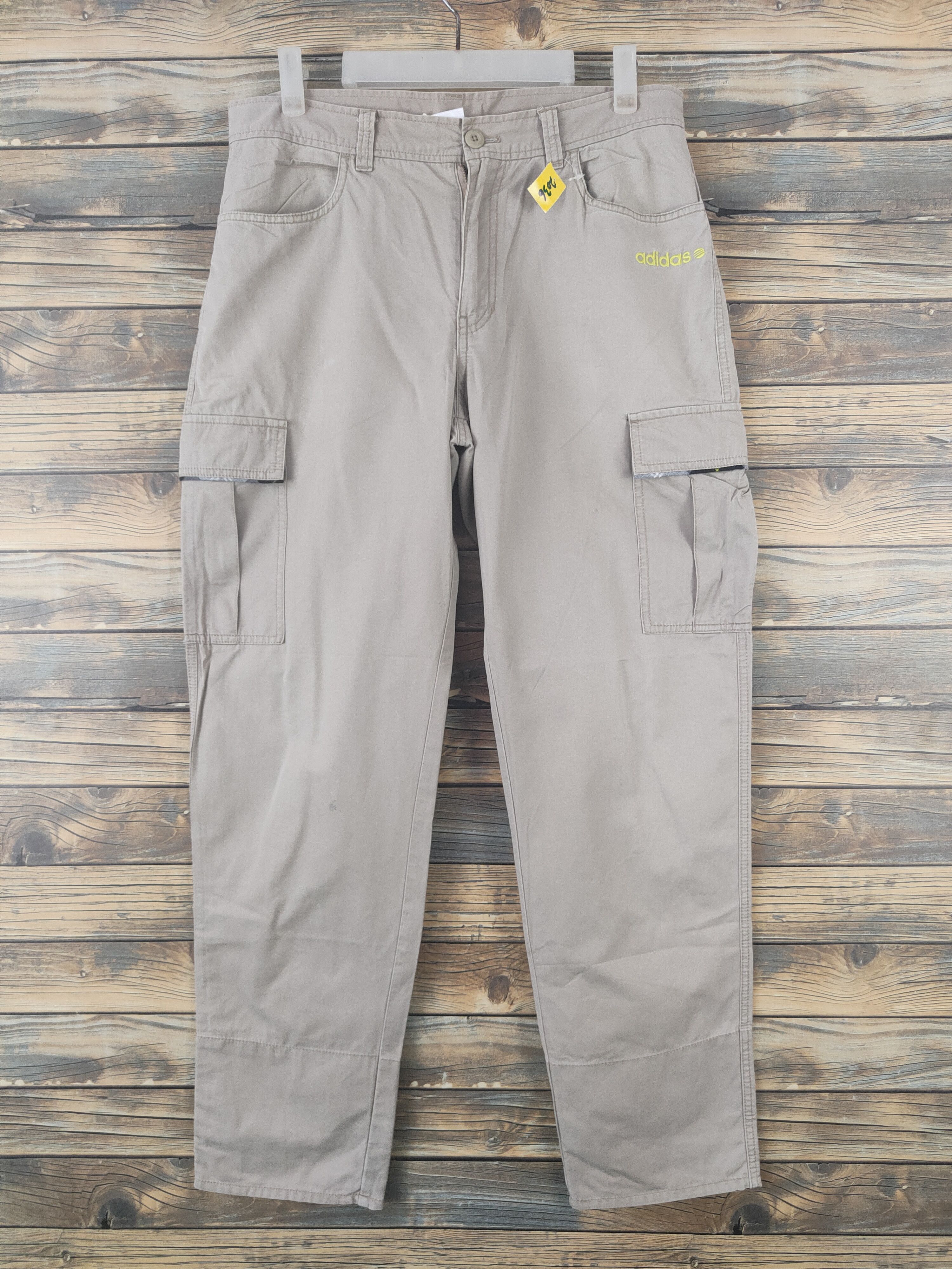 Adidas DL Adidas Beige Multipocket Cargo Pants #2036 Size US 31 - 1 Thumbnail