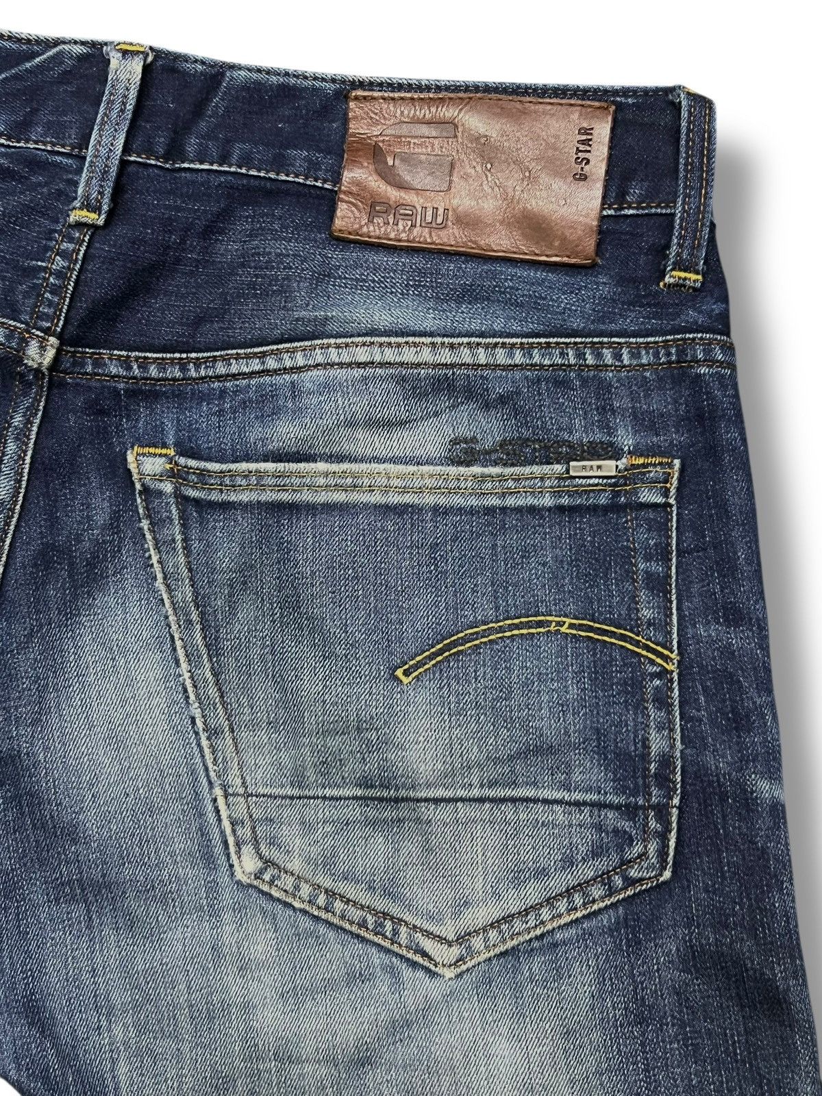 G-Star Vintage G-Star Raw - Faded Wash, Distressed Denim Size US 31 - 9 Thumbnail